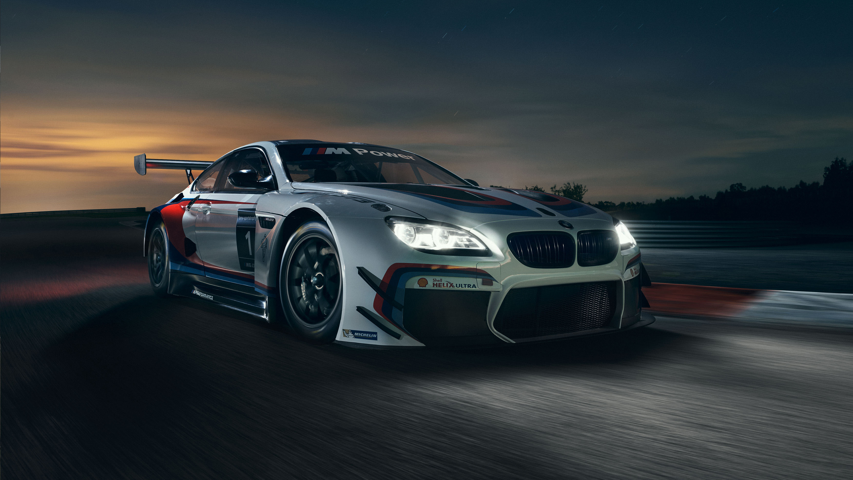 BMW M Power Racing track Wallpaper Car Wallpaper