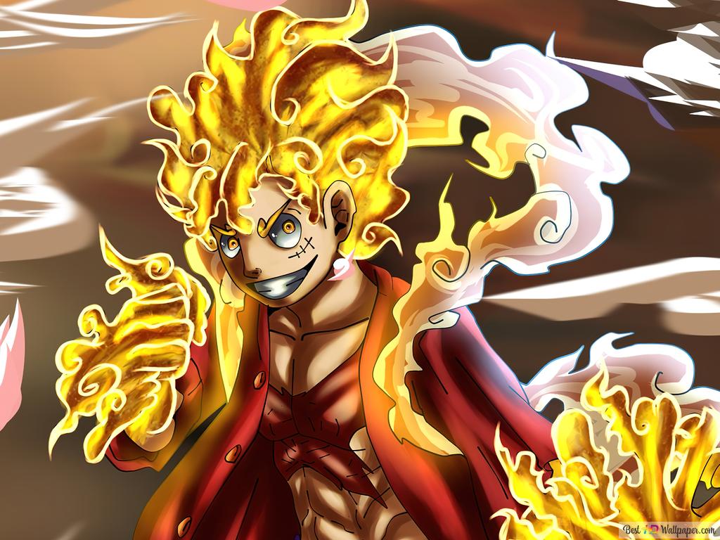 One Piece, Monkey D Luffy Gear 5 Sun God 4K wallpaper download