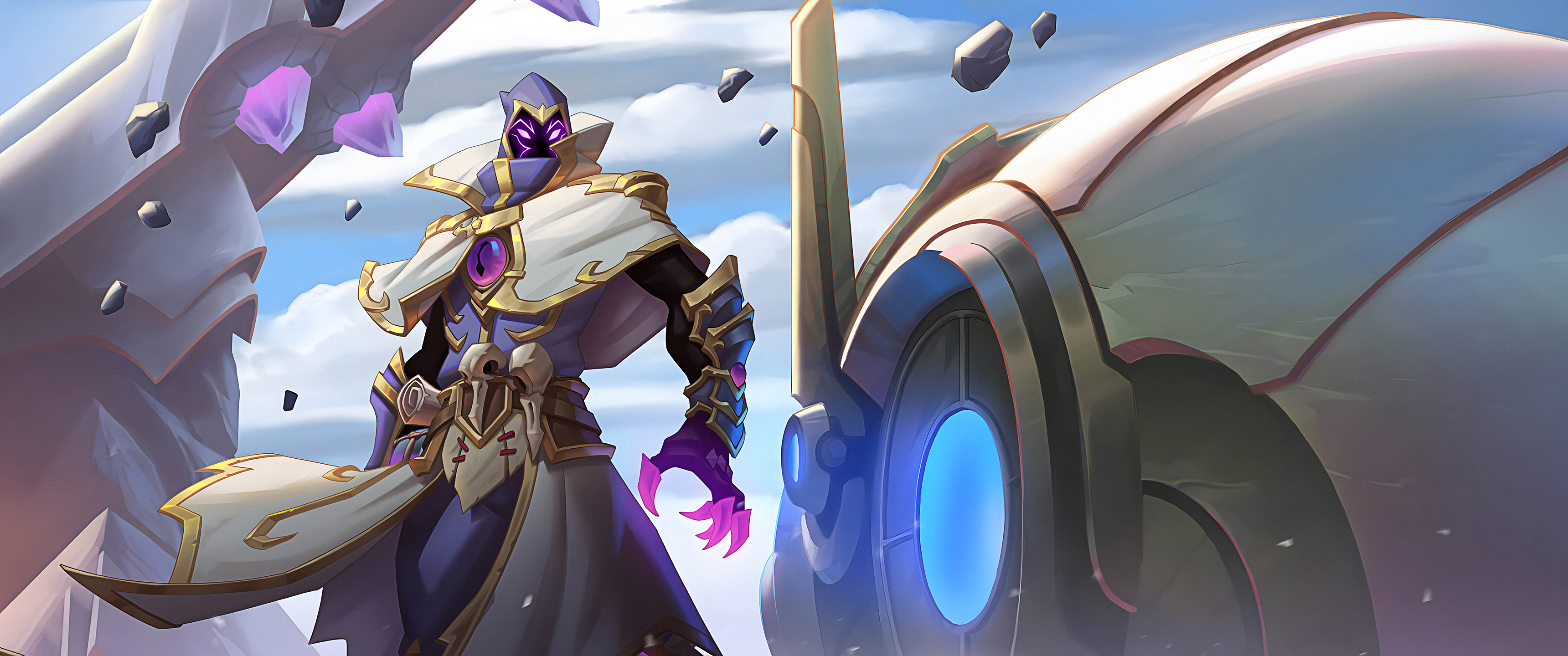 Wayfinder Ultrawide Airship Syndicate Digital Extremes Video Games Video Game Art Video Game Charact Wallpaper:3440x1440