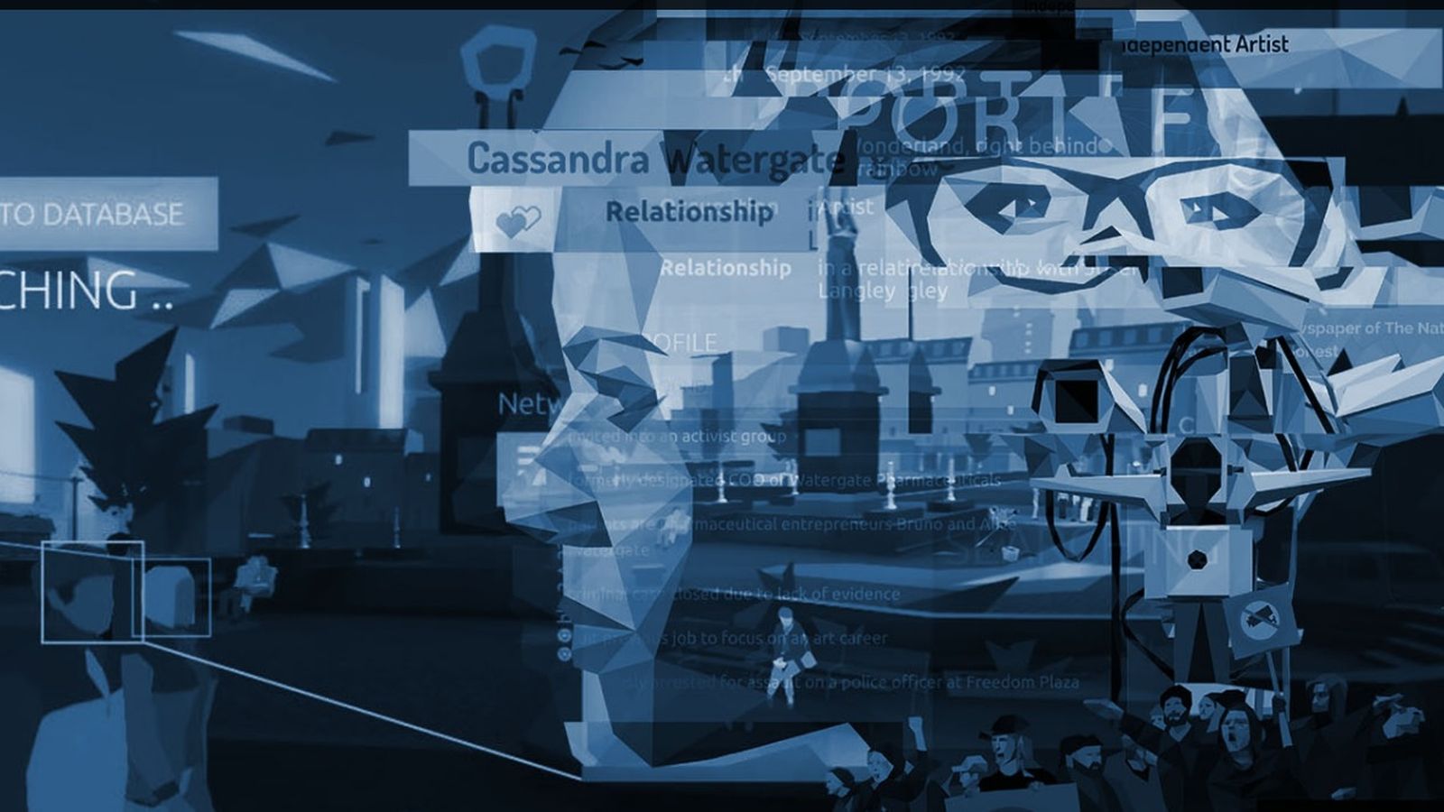 Unseen Gazes in Orwell: Keeping an Eye