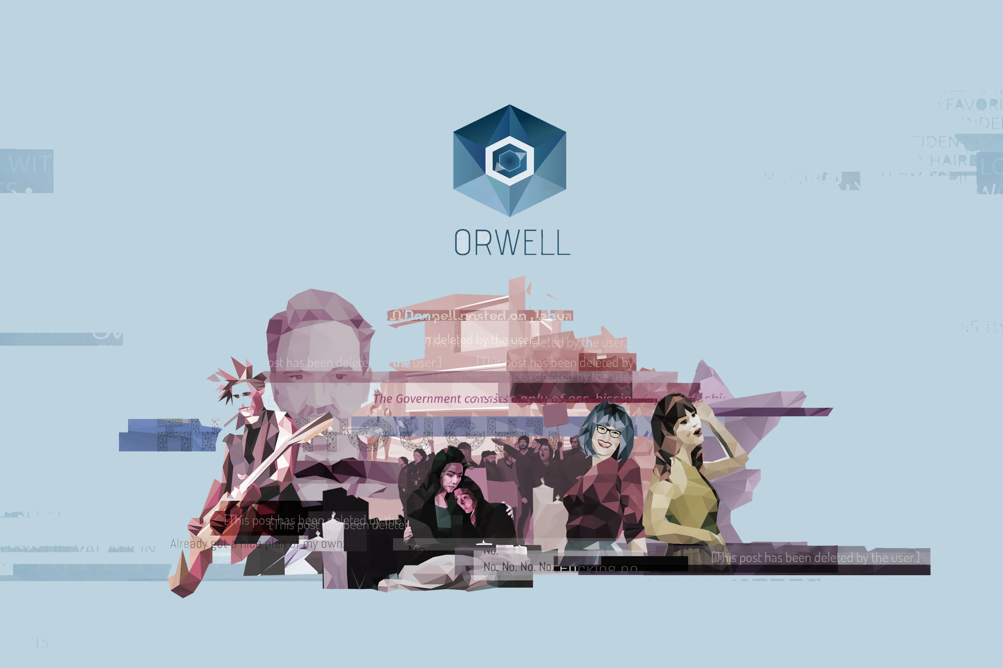 Unseen Gazes in Orwell: Keeping an Eye