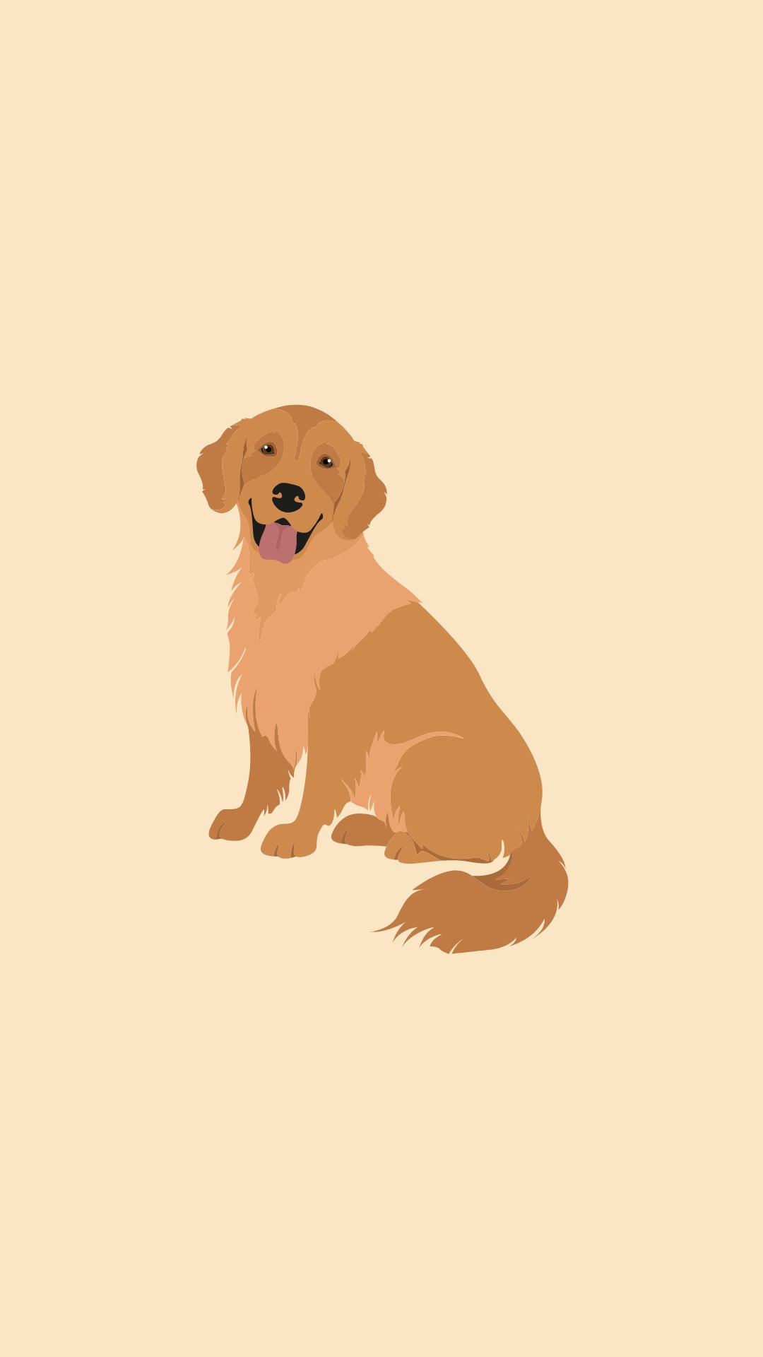 Golden Retriever Wallpaper Instant Download