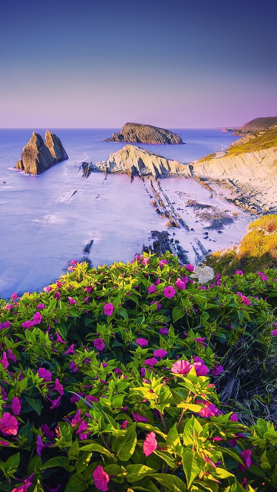 Costa Quebrada Cantabria in Spain Wallpaper 2k Quad HD