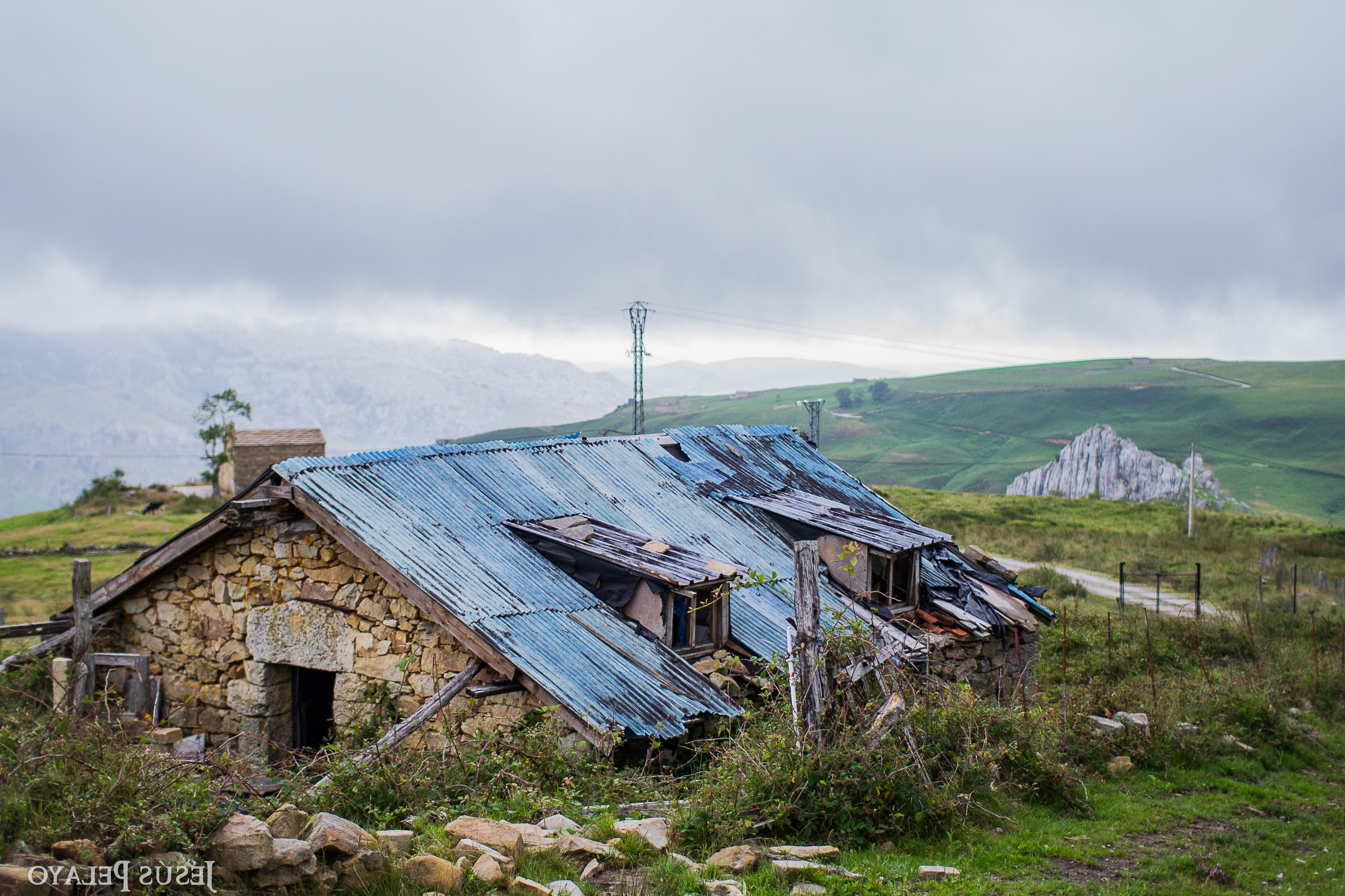 Wallpaper, 4318x2879 px, cantabria, landscape, old building, Spain, stone house 4318x2879