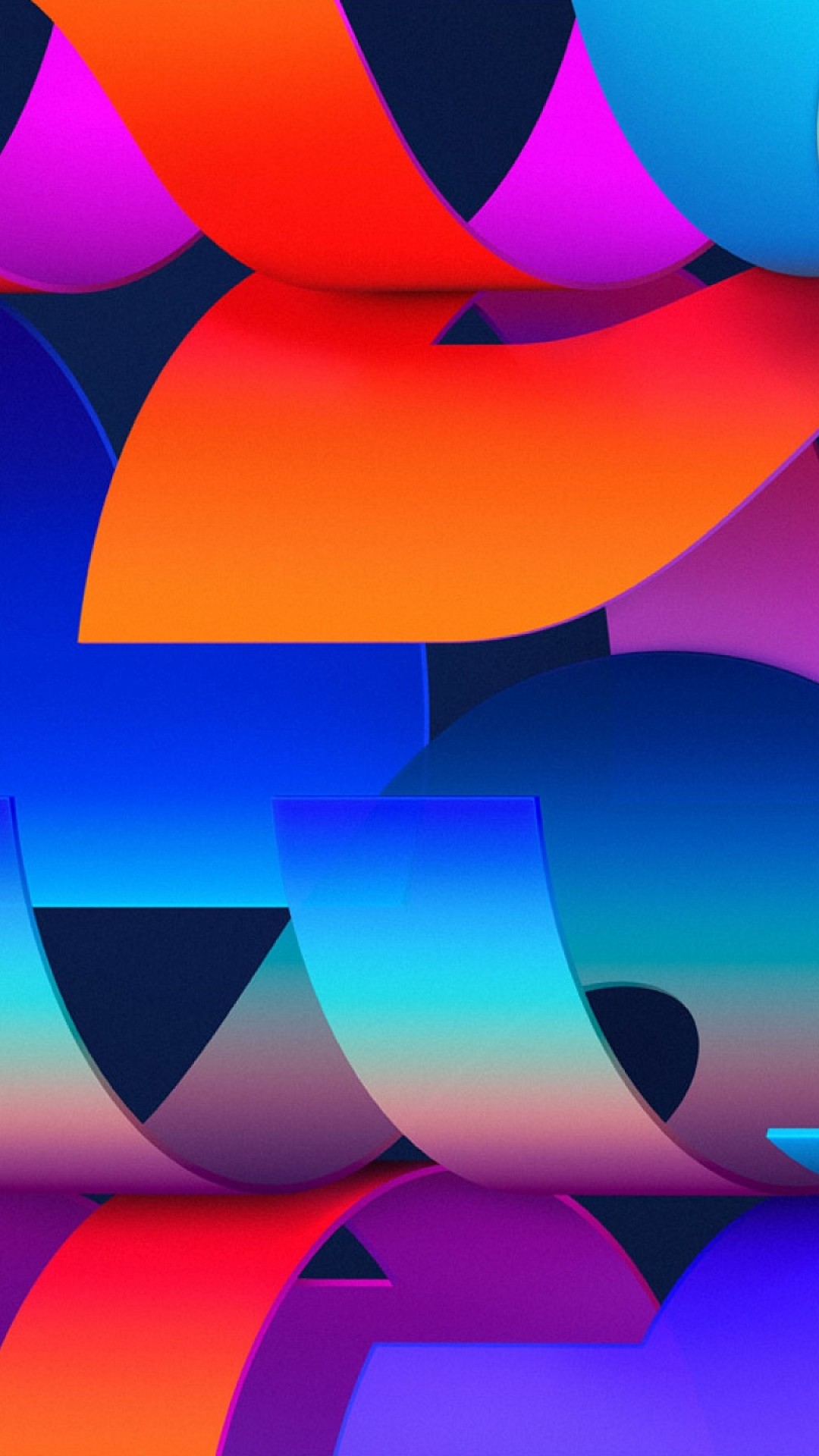 Wallpaper iPhone 14, abstract, iOS 16, HD, OS