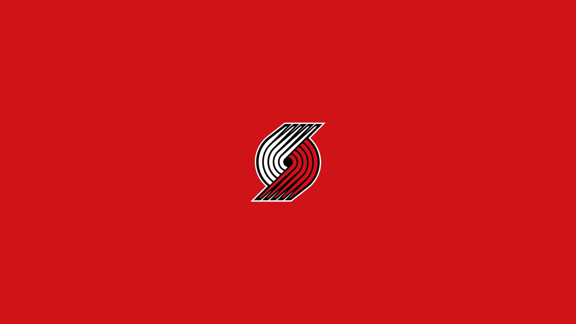 Download Portland Trail Blazers Red Background Wallpaper