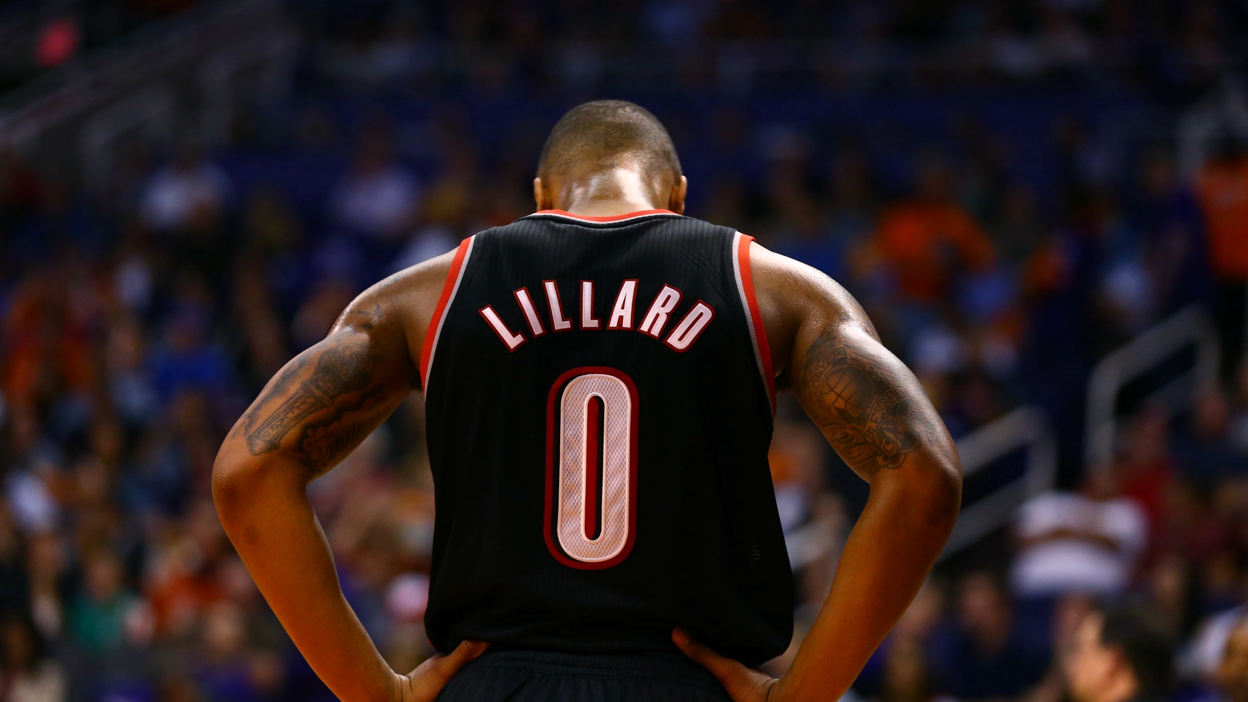 Wallpaper 4k damian lillard, portland trail blazers, basketball 4k Wallpaper