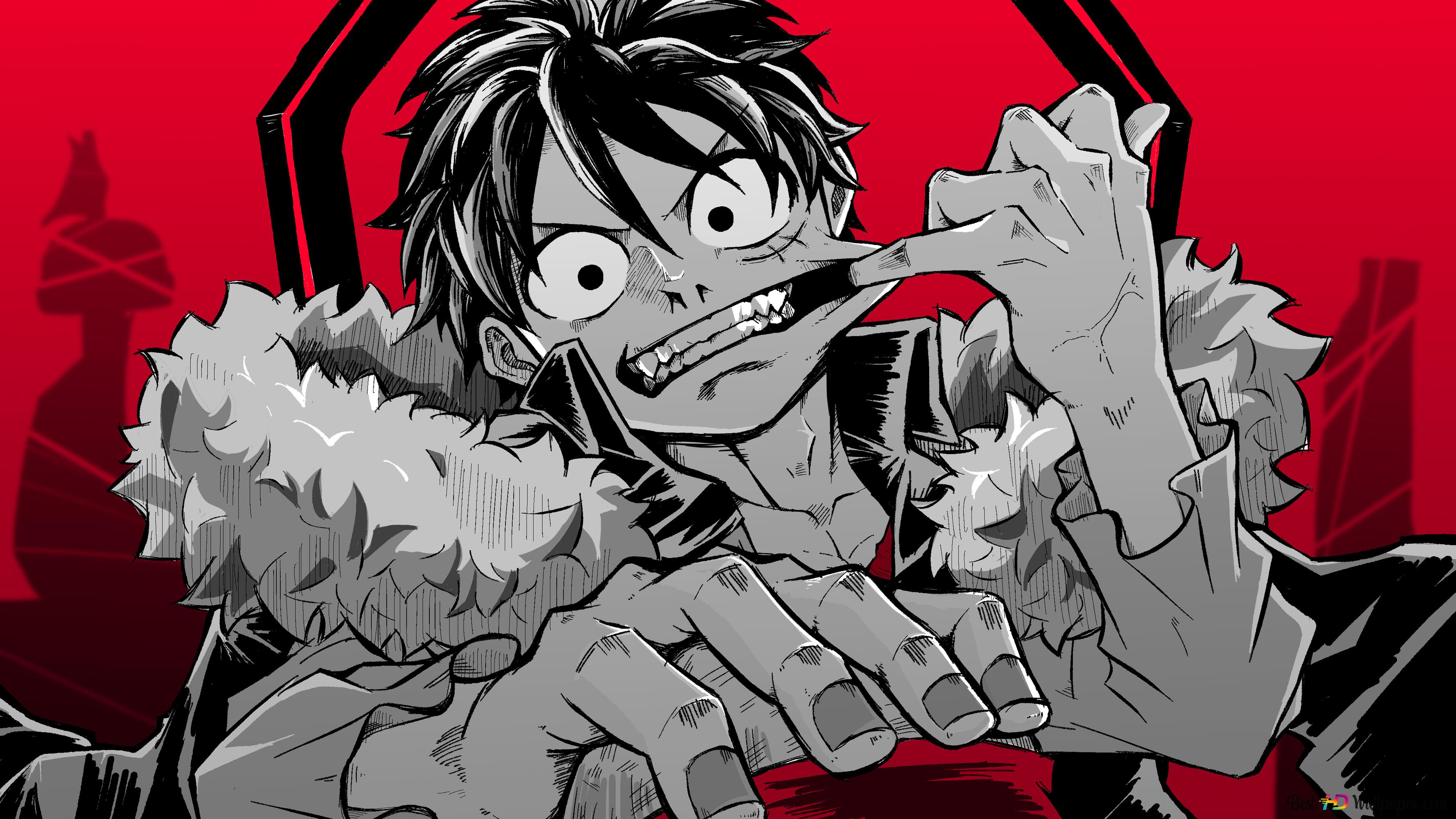 One Piece Monkey D Luffy 4K wallpaper download