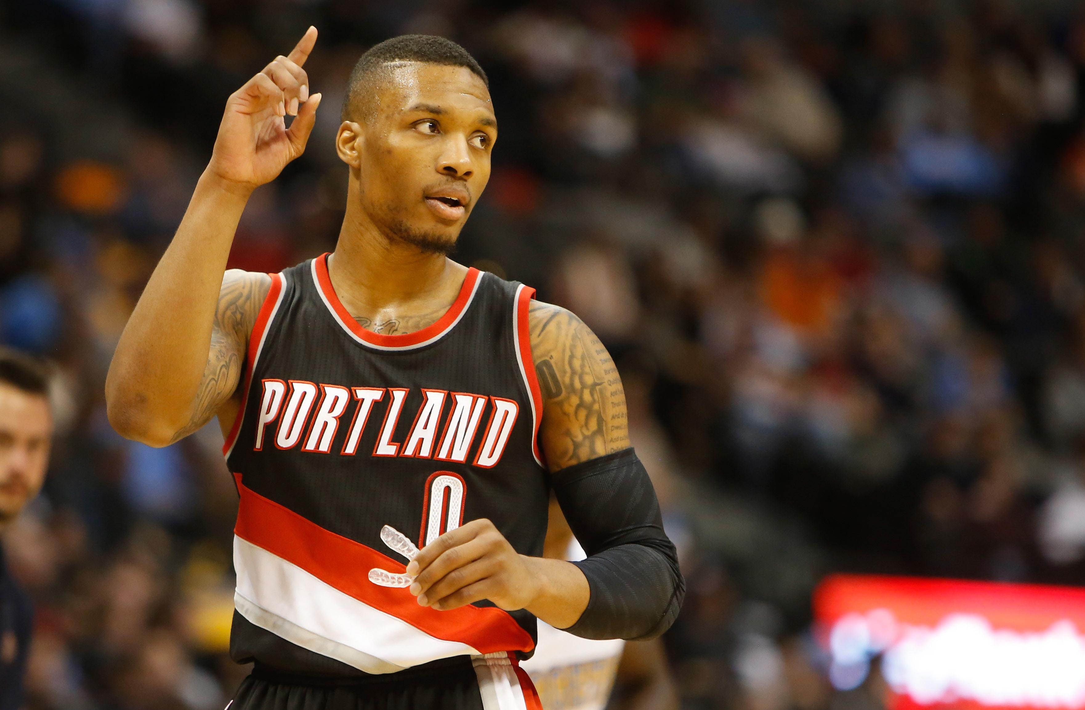Wallpaper, Damian Lillard, Portland Trail Blazers, NBA 3524x2308
