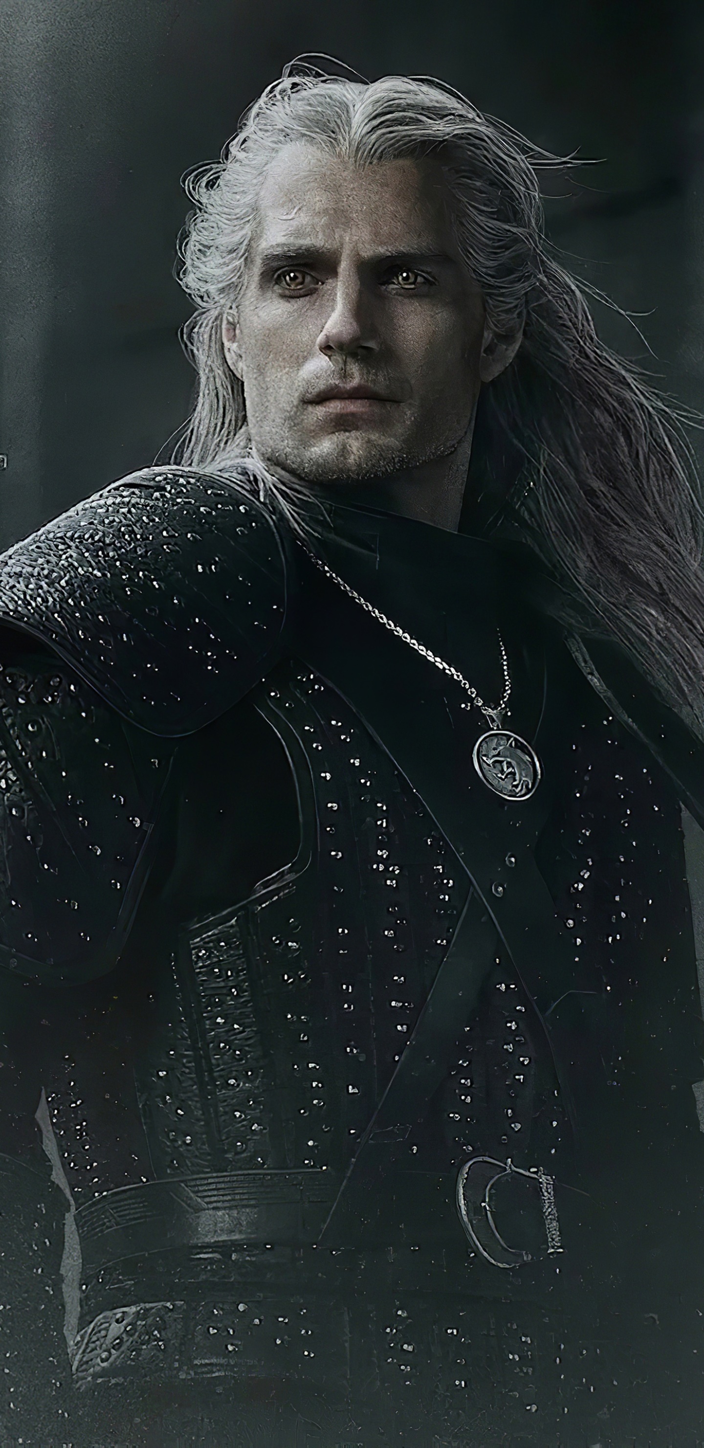 Wallpaper / TV Show The Witcher Phone Wallpaper, Henry Cavill, Geralt Of Rivia, 1440x2960 free download