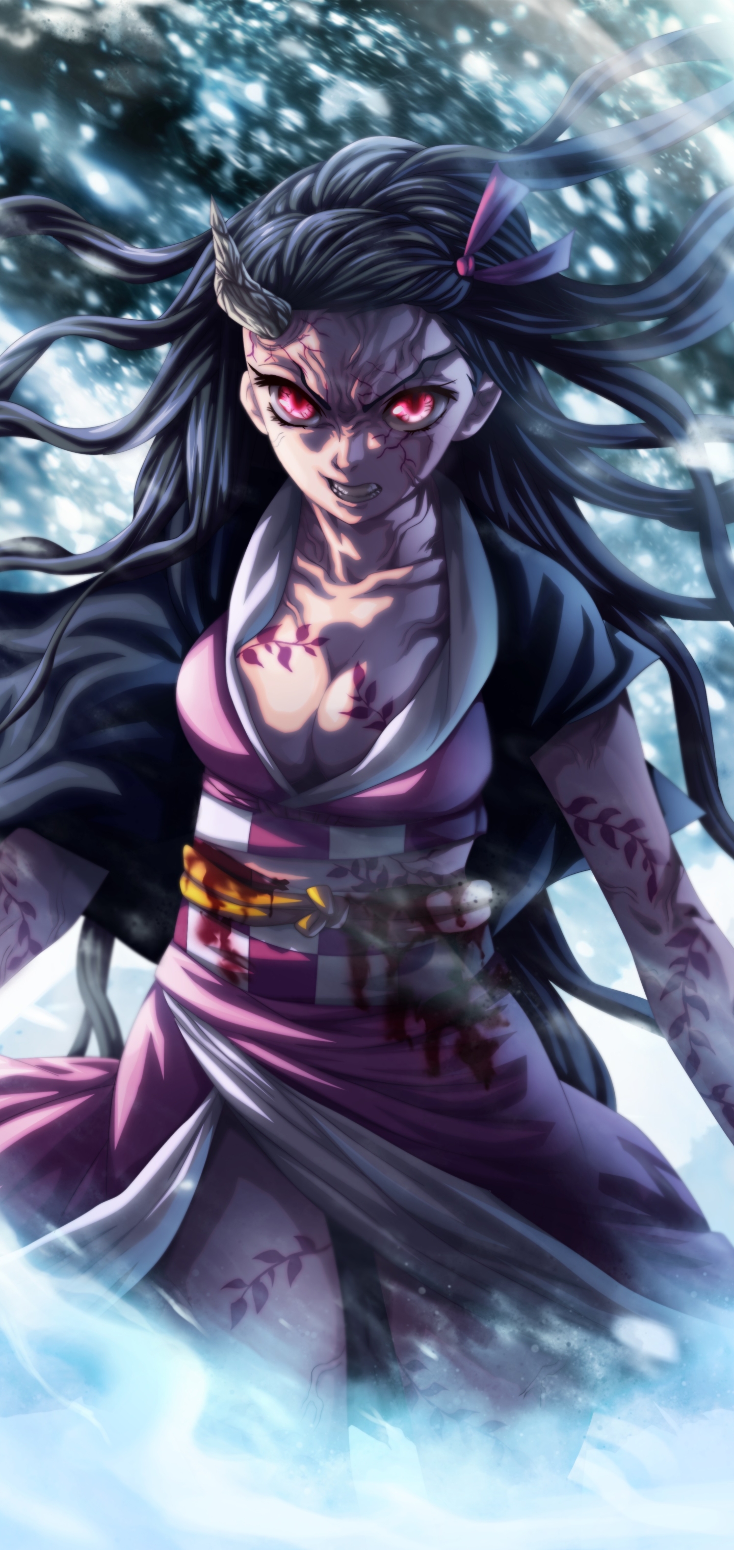 Mobile wallpaper: Anime, Nezuko Kamado, Demon Slayer: Kimetsu No Yaiba, 1422284 download the picture for free