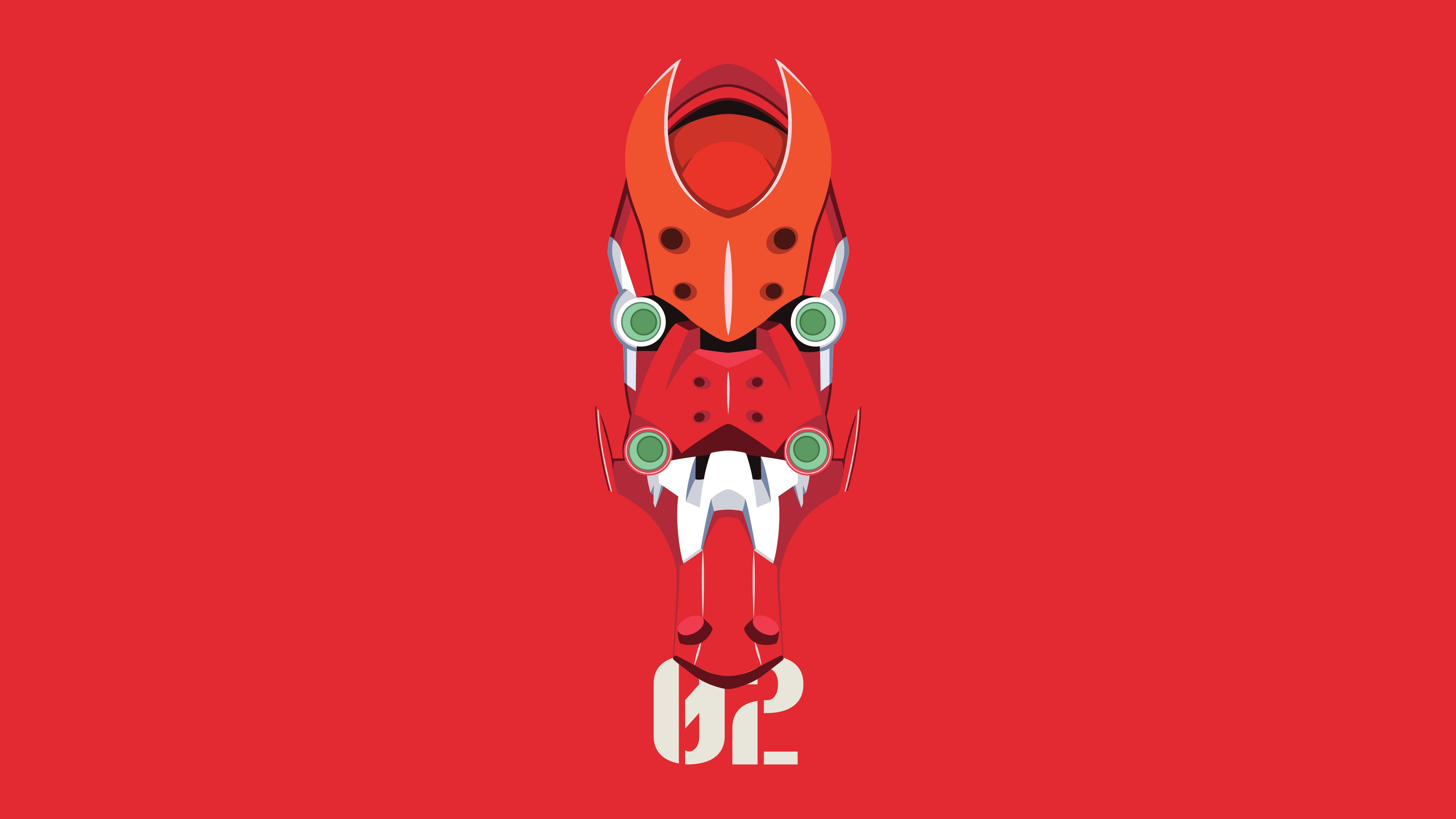 Wallpaper / 4K, EVA Unit 02, mech, Neon Genesis Evangelion free download