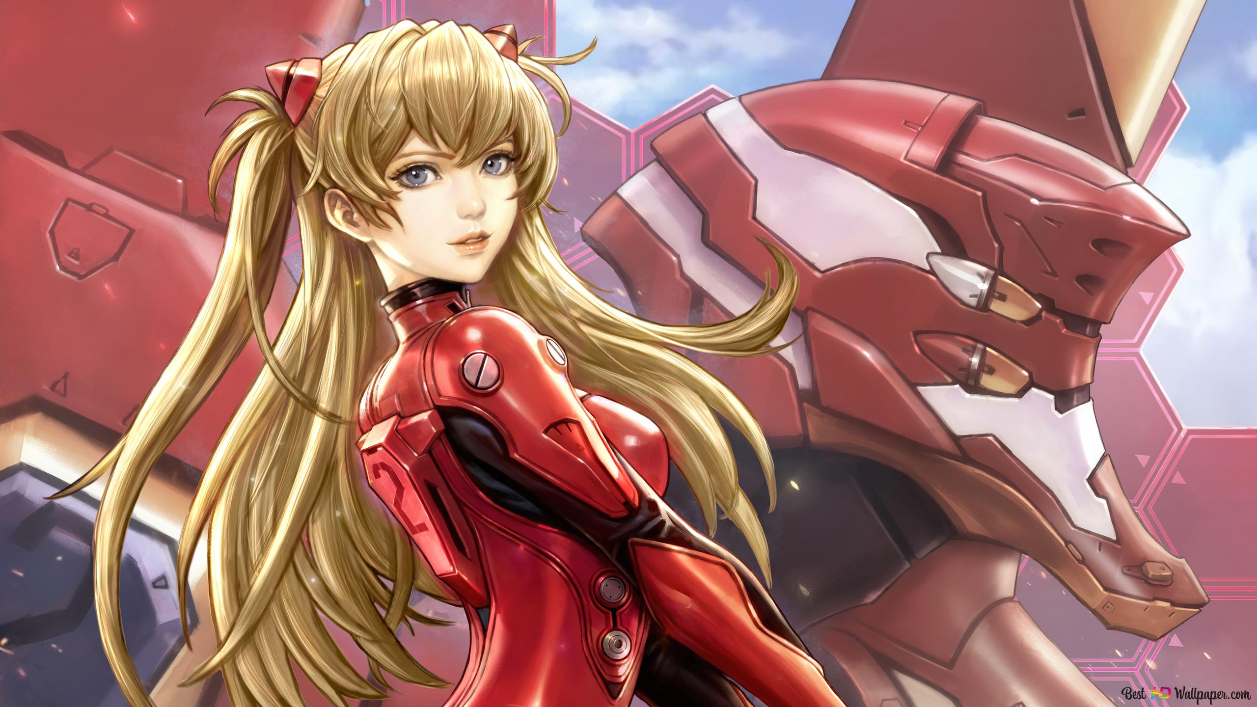 Neon Genesis Evangelion.. Asuka Langley Sohryu 4K wallpaper download