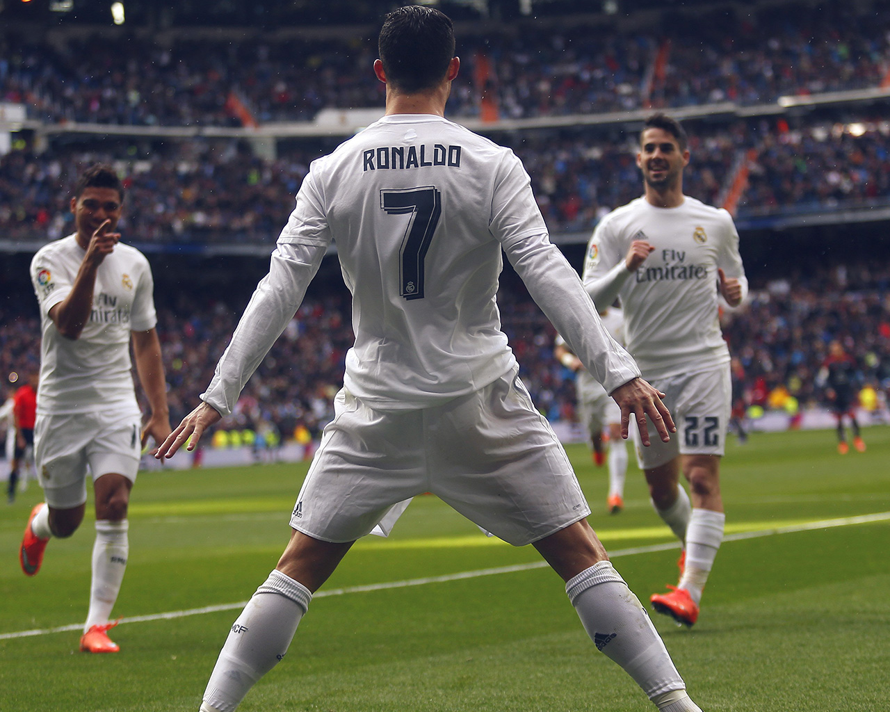 Ronaldo Number 7 Realmadrid Soccor