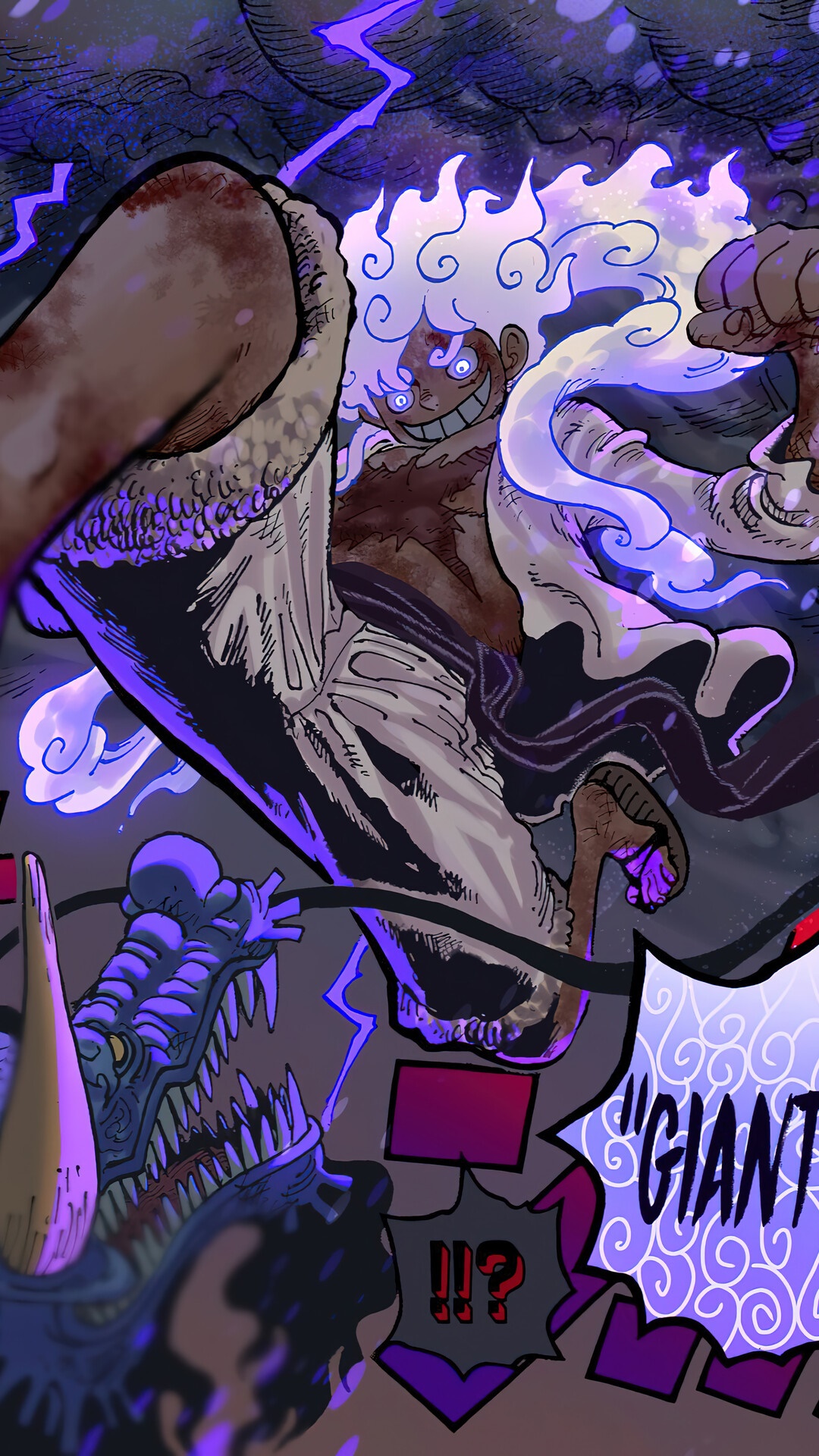 Monkey D. Luffy Gear 5 From One Piece HD Phone Wallpaper