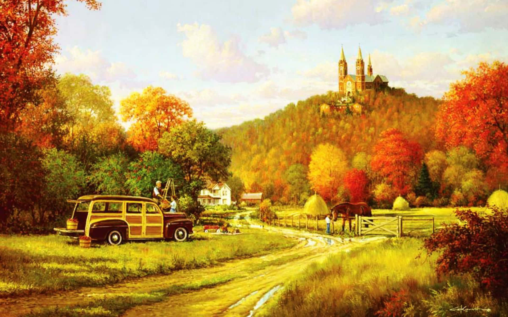 Vintage Autumn Wallpaper