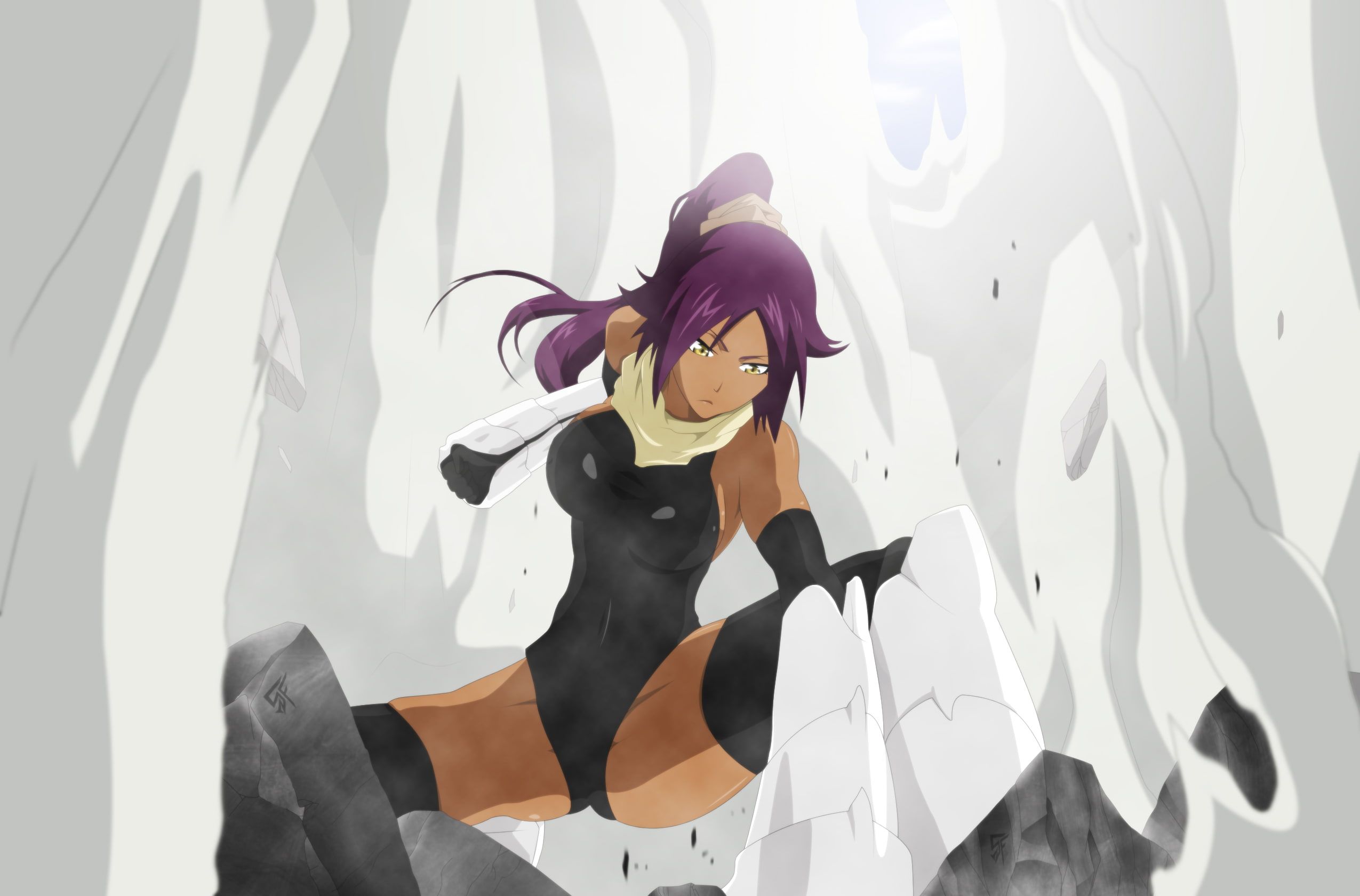 bleach #shihouin #yoruichi P #wallpaper #hdwallpaper #desktop. Anime, Bleach (anime), Bleach