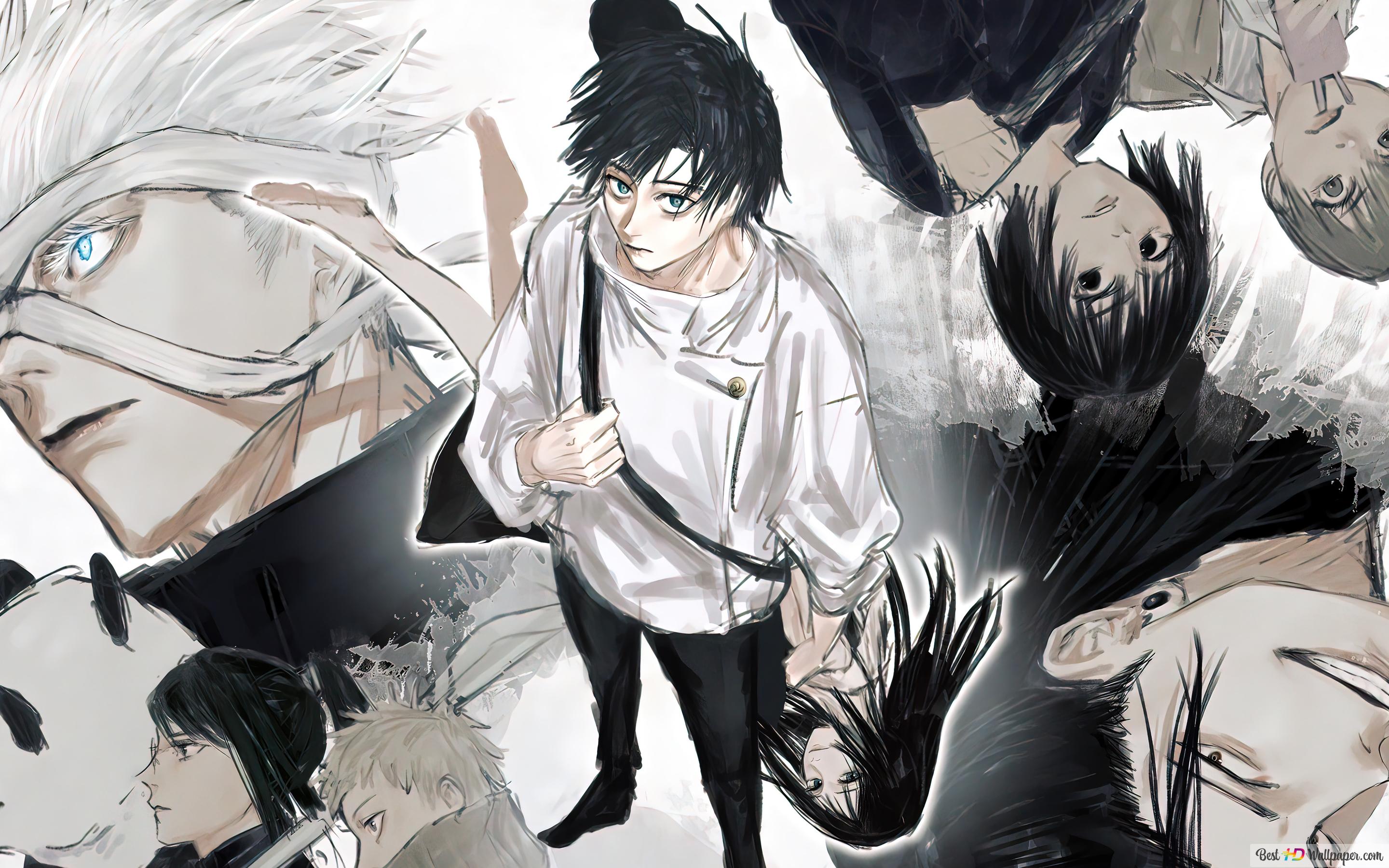 Jujutsu Kaisen 0 Okkotsu & Satoru Gojou 4K wallpaper download