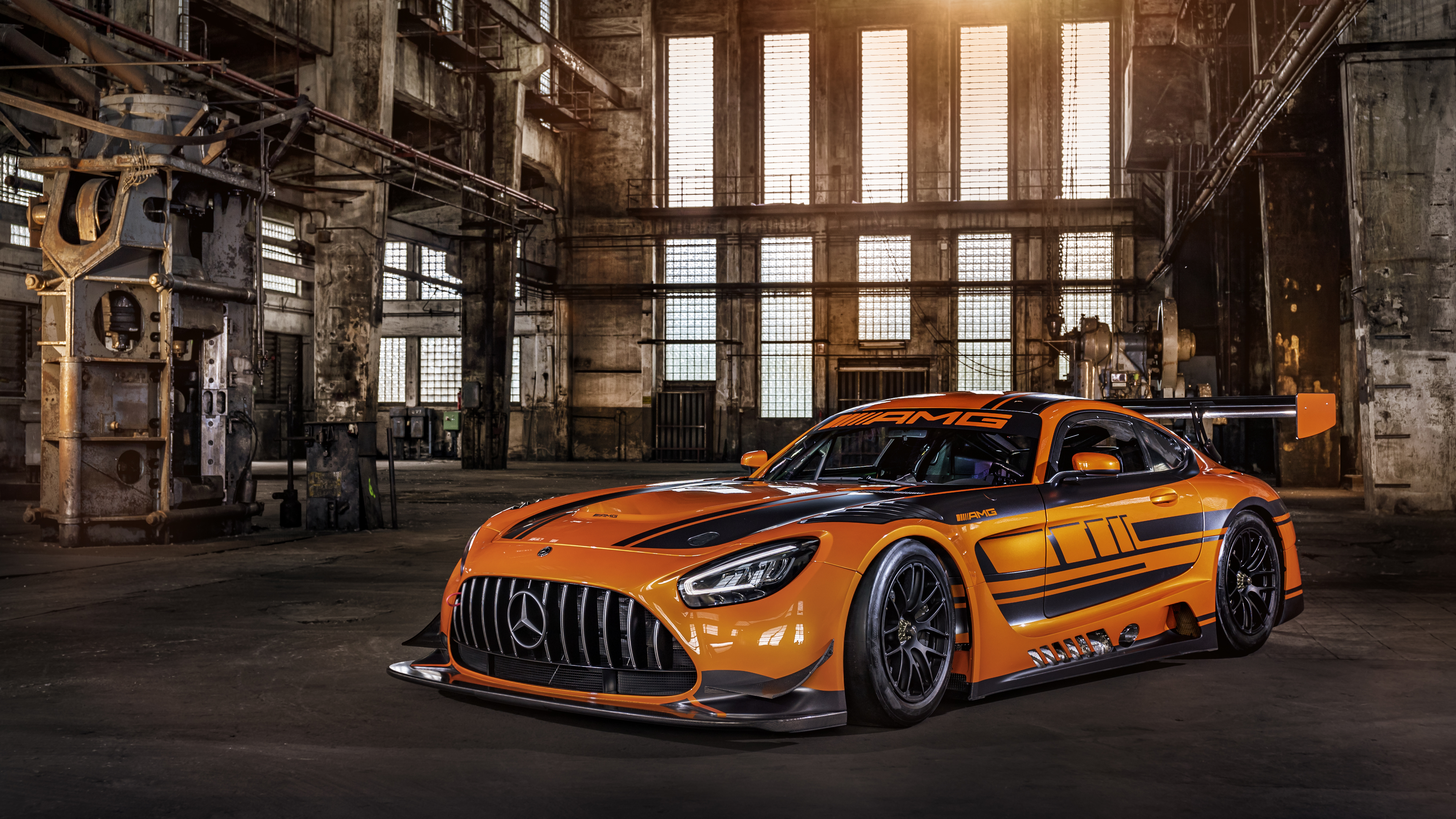 Wallpaper 4k Mercedes AMG GT3 2019 Wallpaper