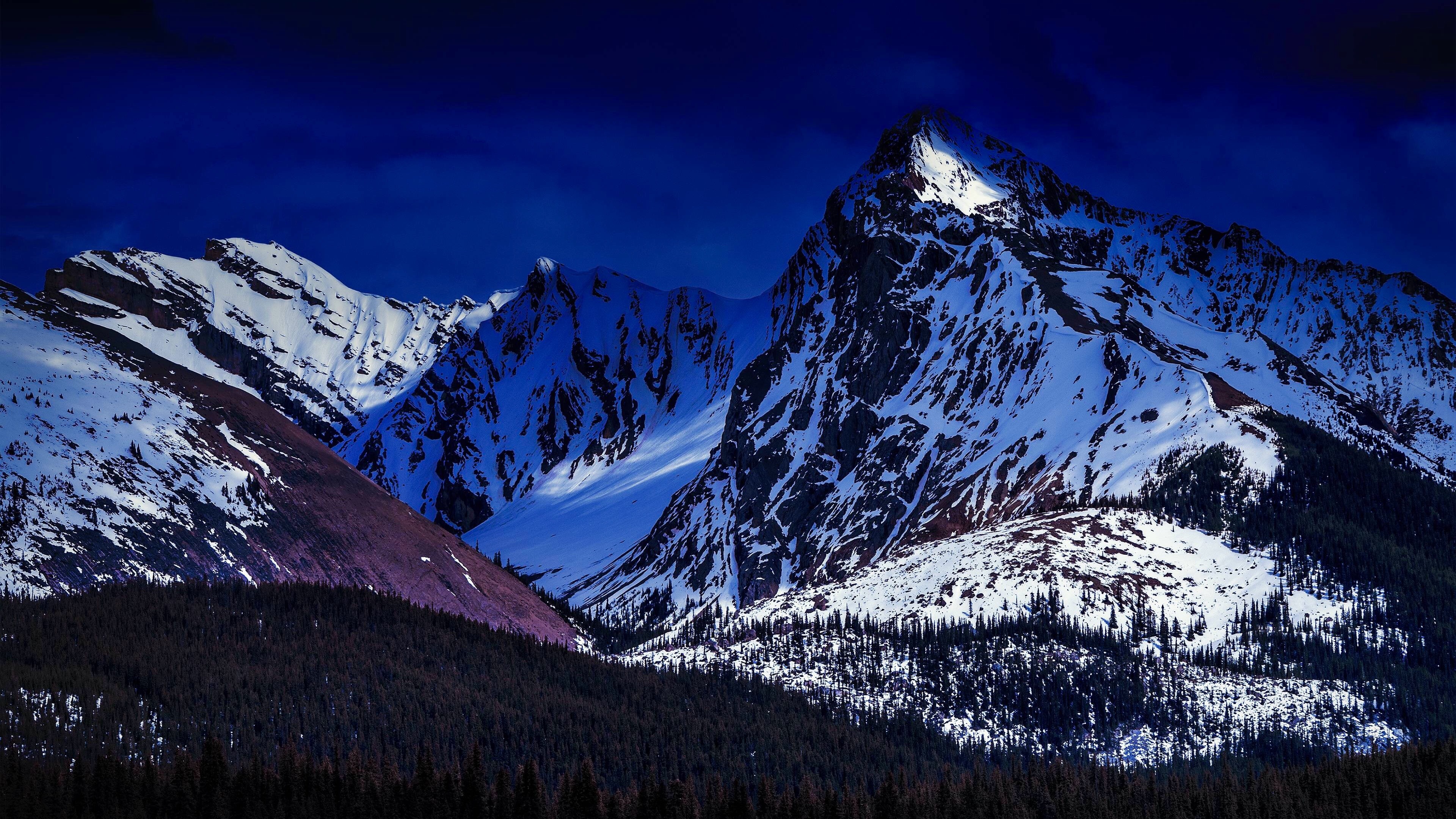 Wallpaper 4k Landscape Snowy Mountains 4k Wallpaper