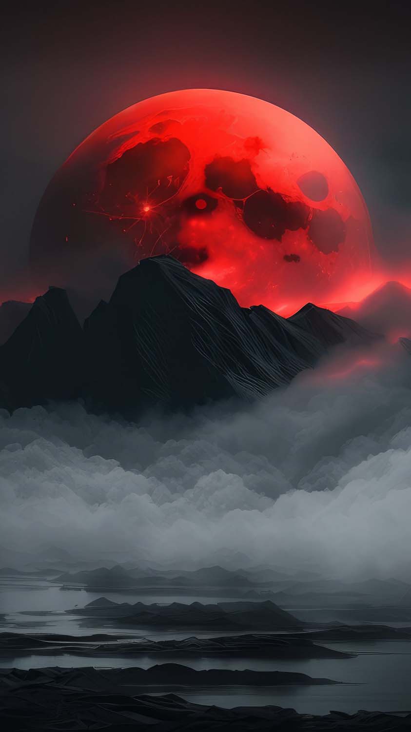 Blood Red Moon 4K IPhone Wallpaper HD Wallpaper, iPhone Wallpaper