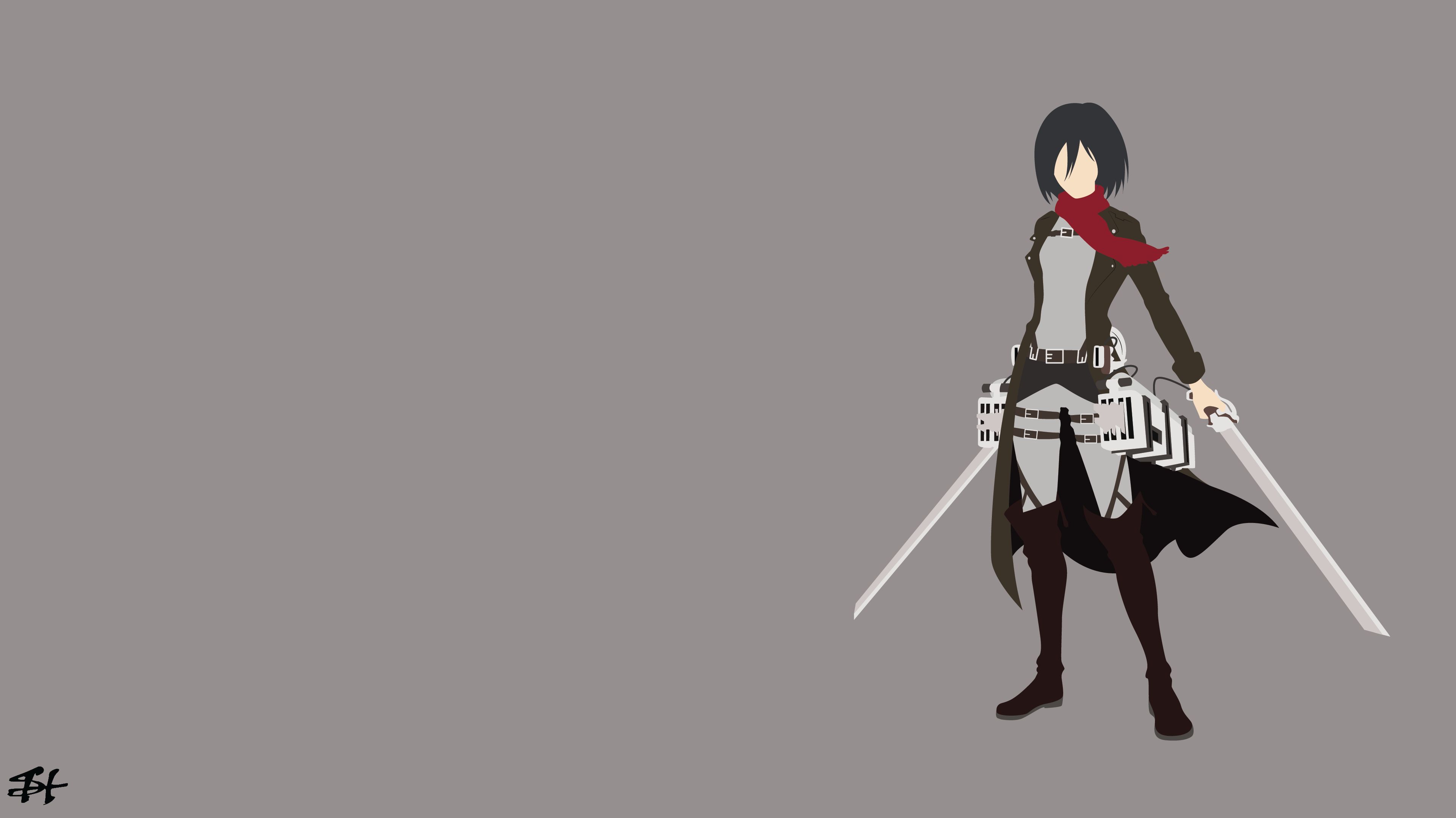 HD desktop wallpaper: Anime, Mikasa Ackerman, Attack On Titan download free picture