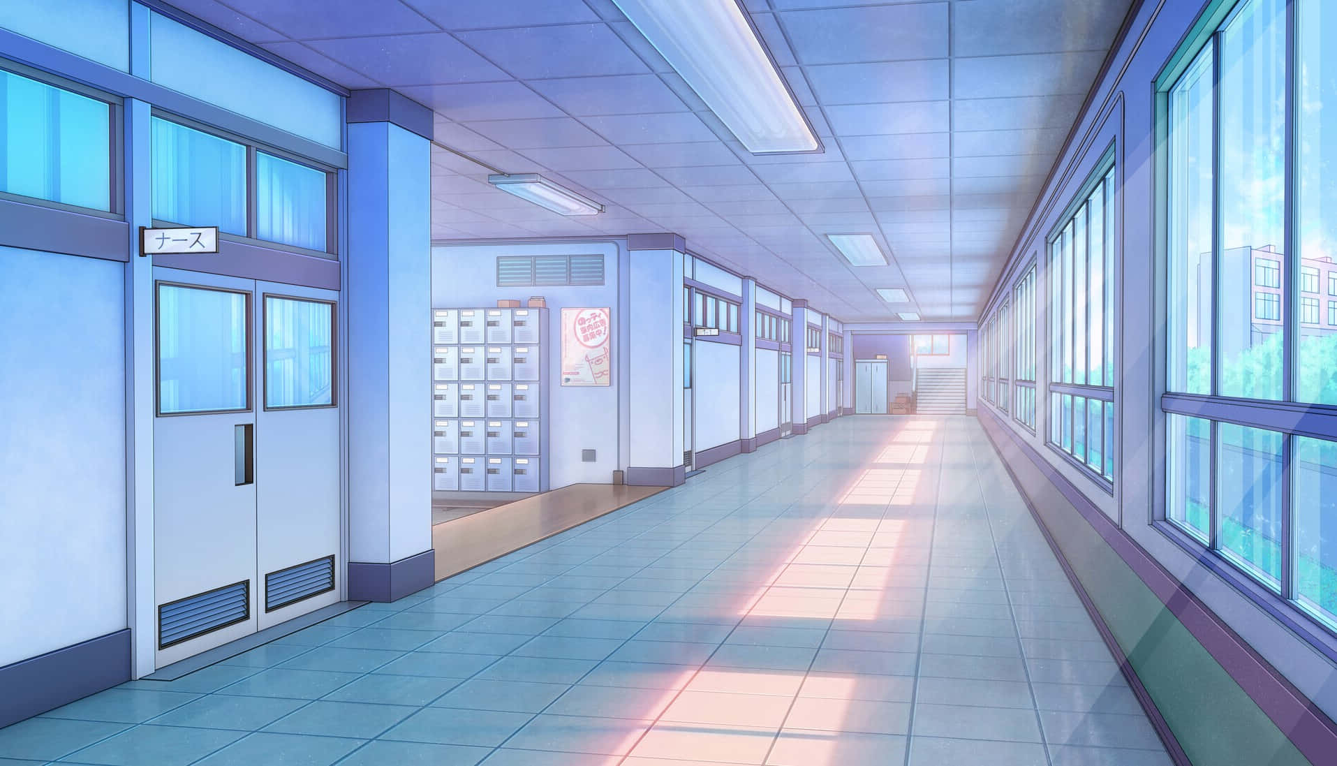 Anime School Background s