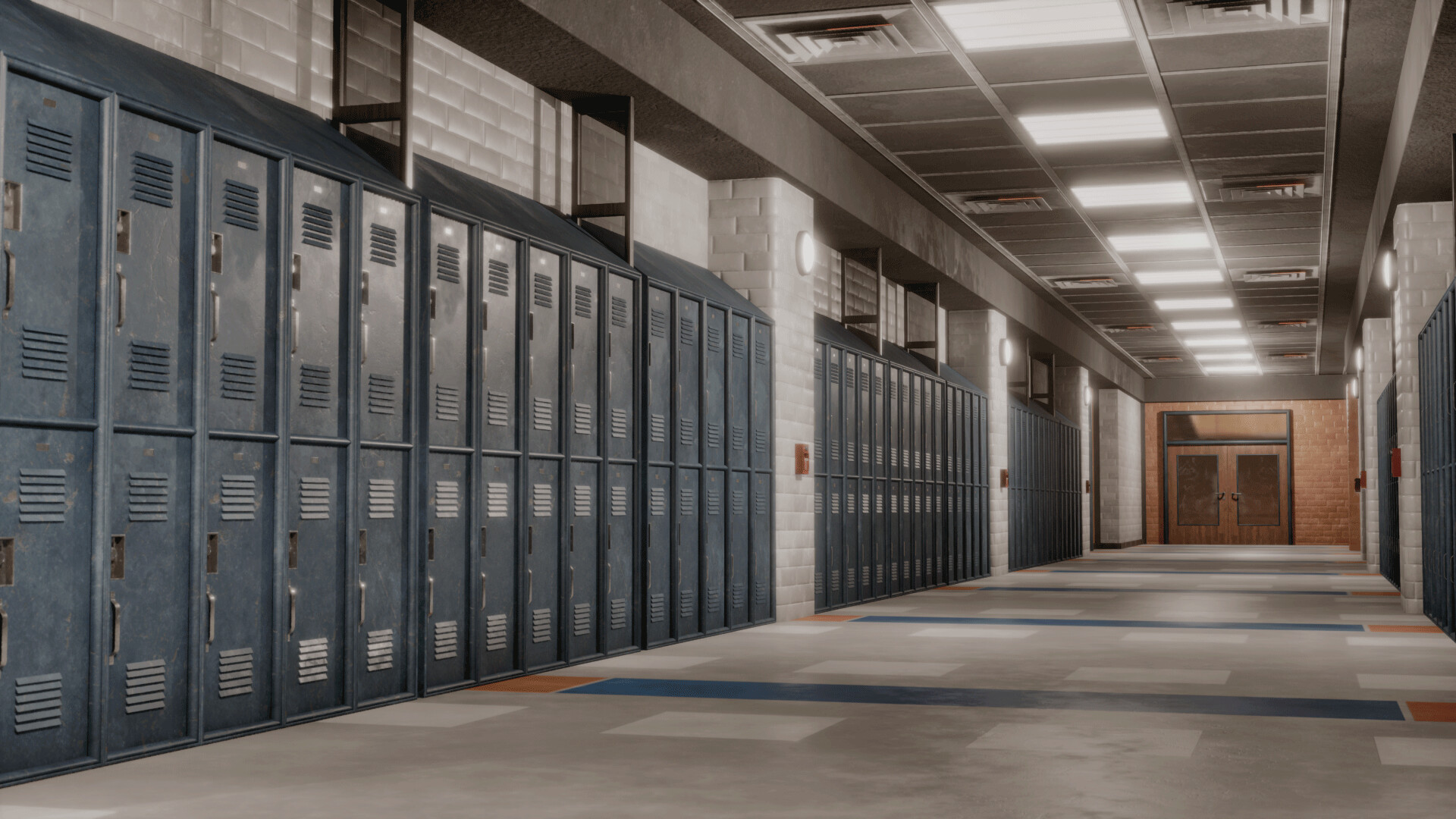 High School Hallway Wallpapers - Wallpaper Cave