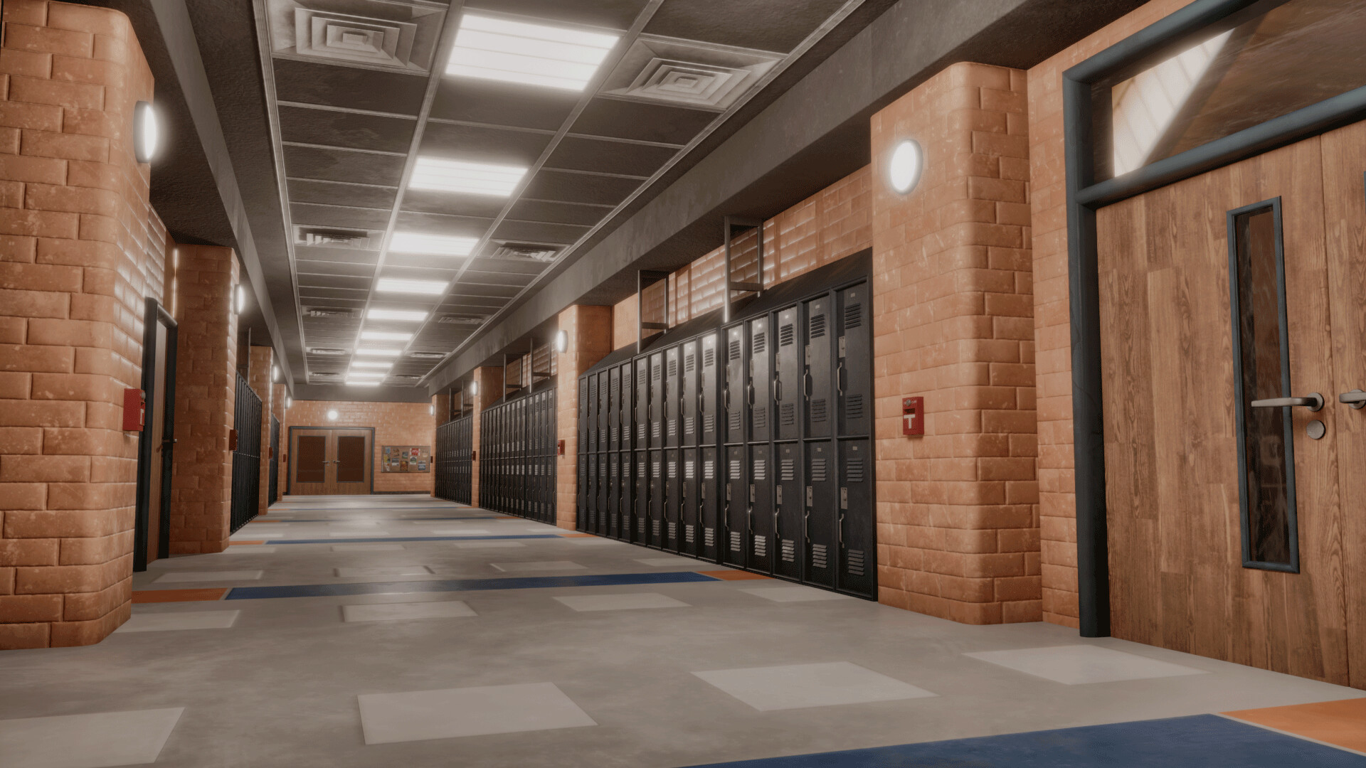 High School Hallway Wallpapers - Wallpaper Cave