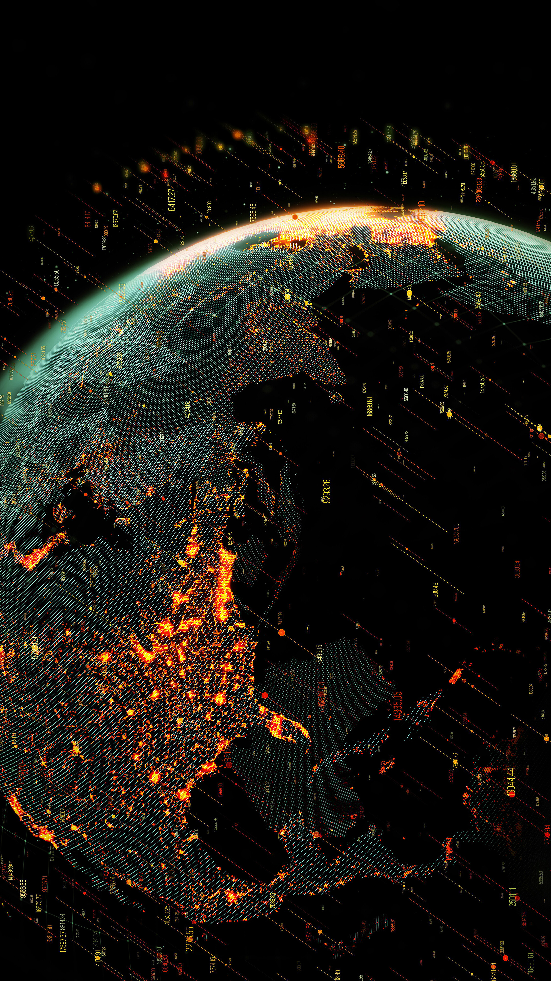 Planet, Earth, Space, Digital Art, Codes HD Gallery HD Wallpaper