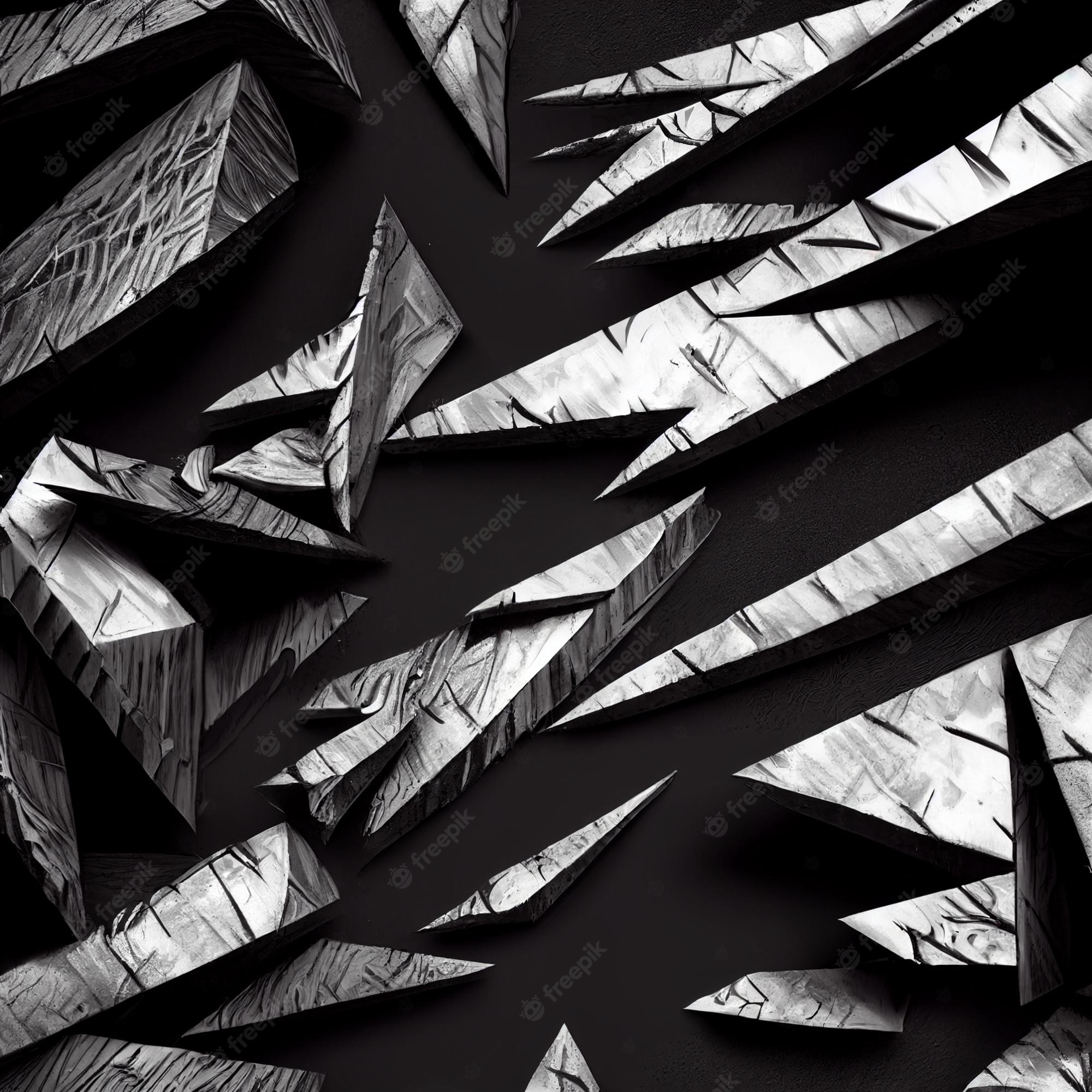 Premium Photo. Abstract background colorful gaming wallpaper with sharp edges 3D rendering