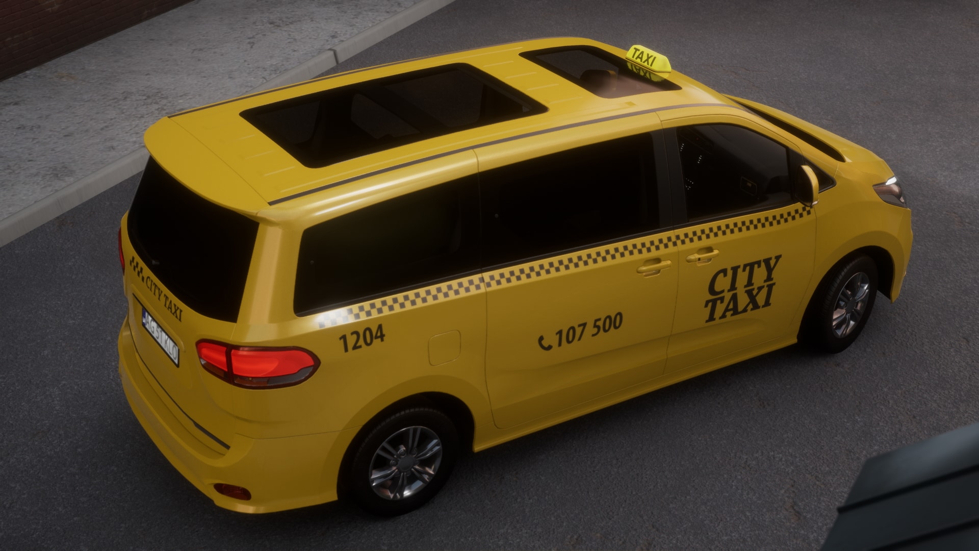 Minivan Car in Blueprints