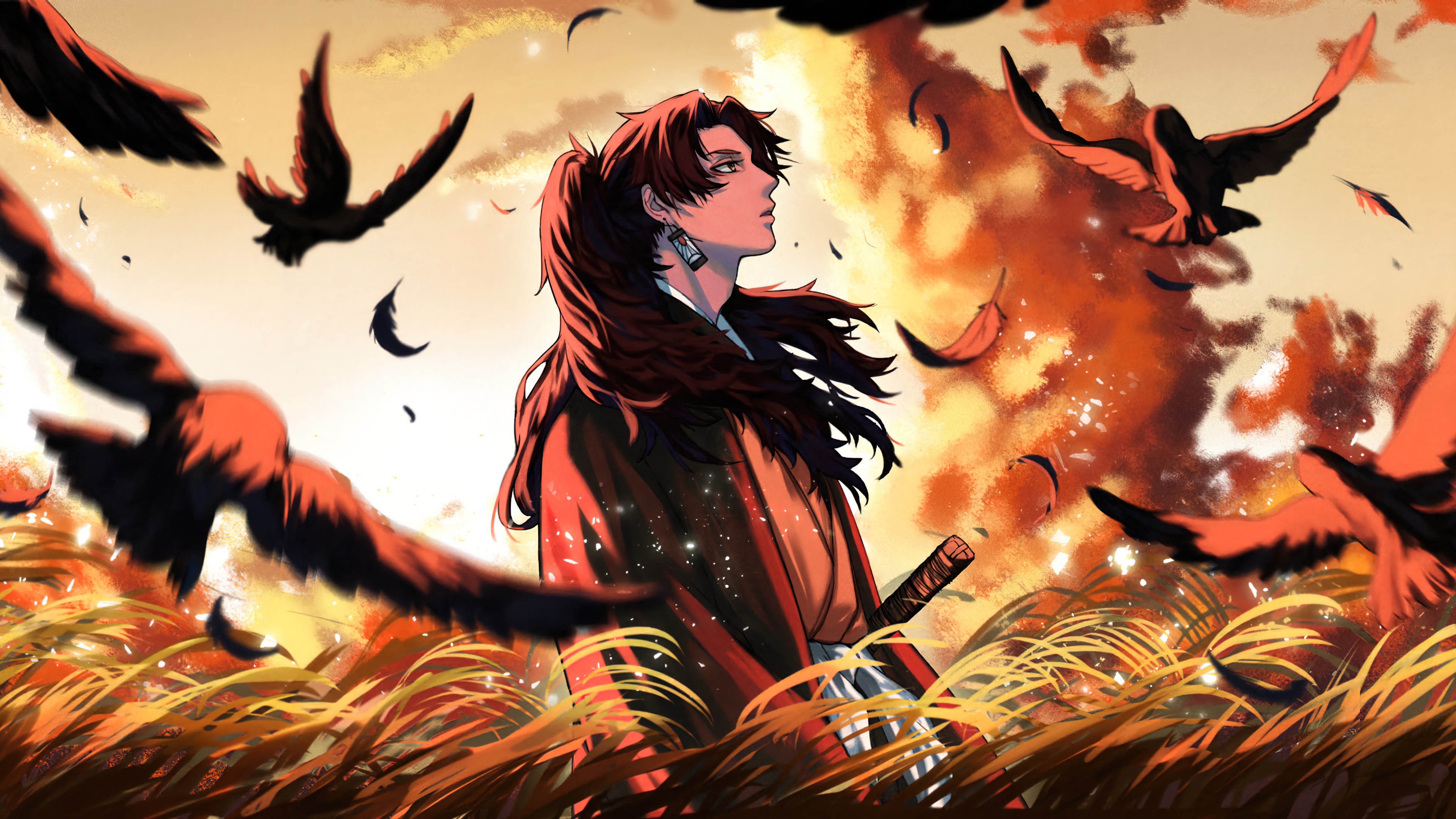 yoriichi tsugikuni, demon slayer, kimetsu no yaiba, 4k Gallery HD Wallpaper