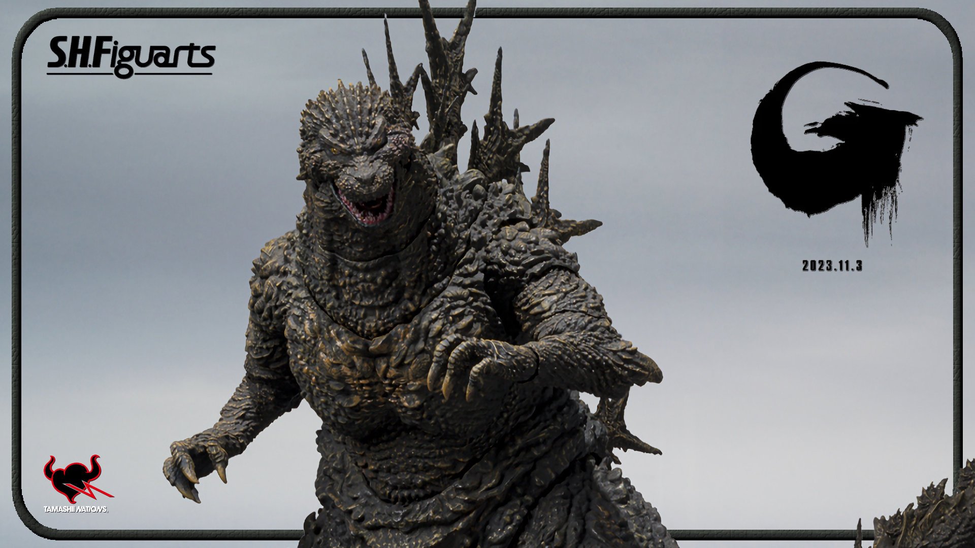 New Godzilla Figure from Toho's Godzilla Minus One Revealed by S.H. MonsterArts of the Force
