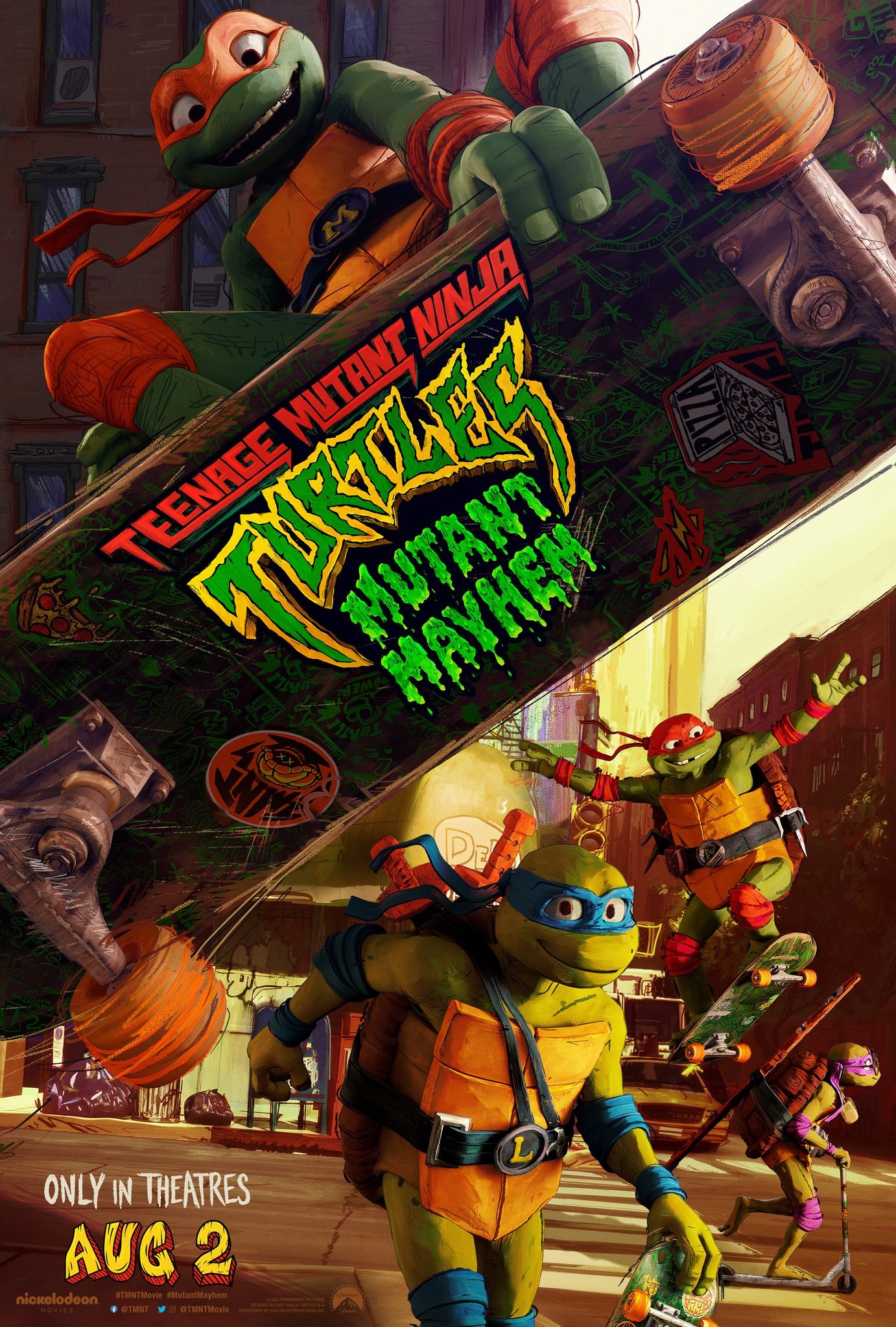 Teenage Mutant Ninja Turtles: Mutant Mayhem Movie Poster ( of 46)