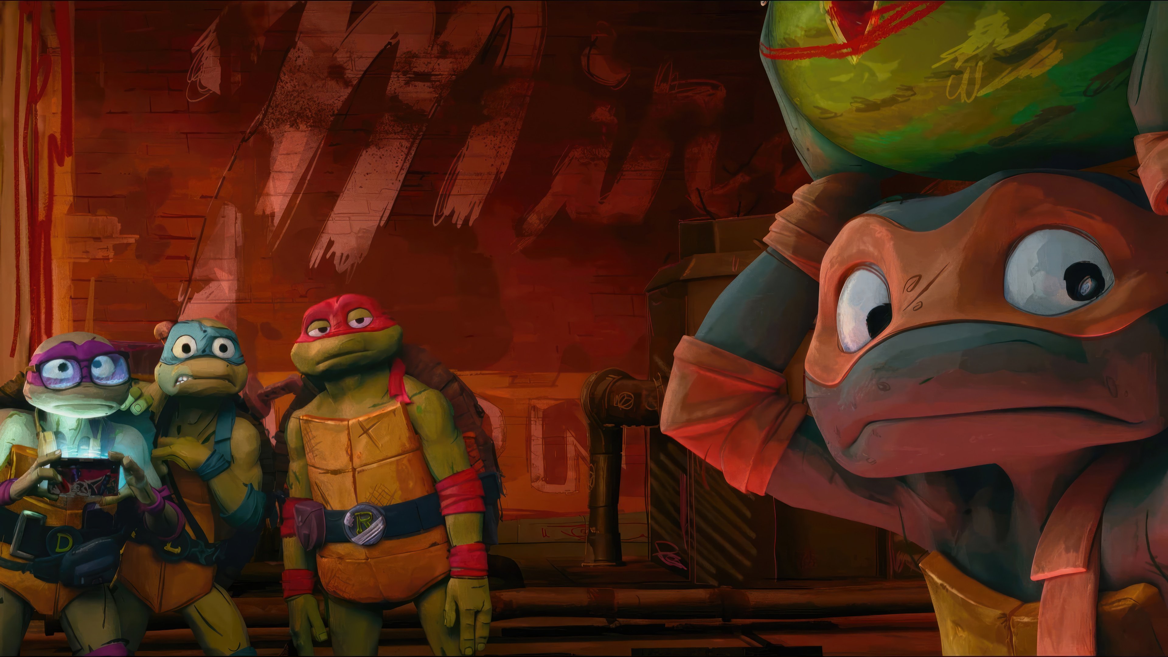 Teenage Mutant Ninja Turtles: Mutant Mayhem Wallpaper 4k Ultra HD