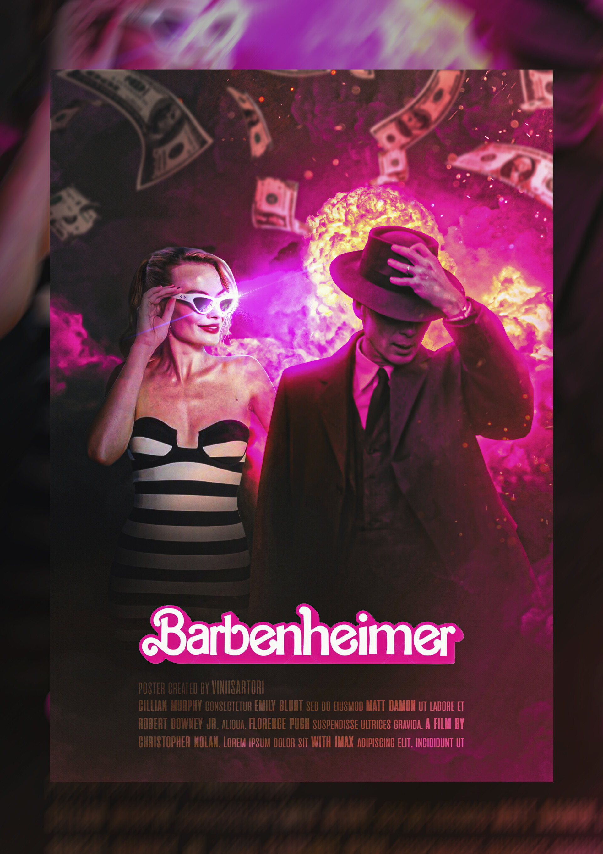 Barbenheimer Poster Art