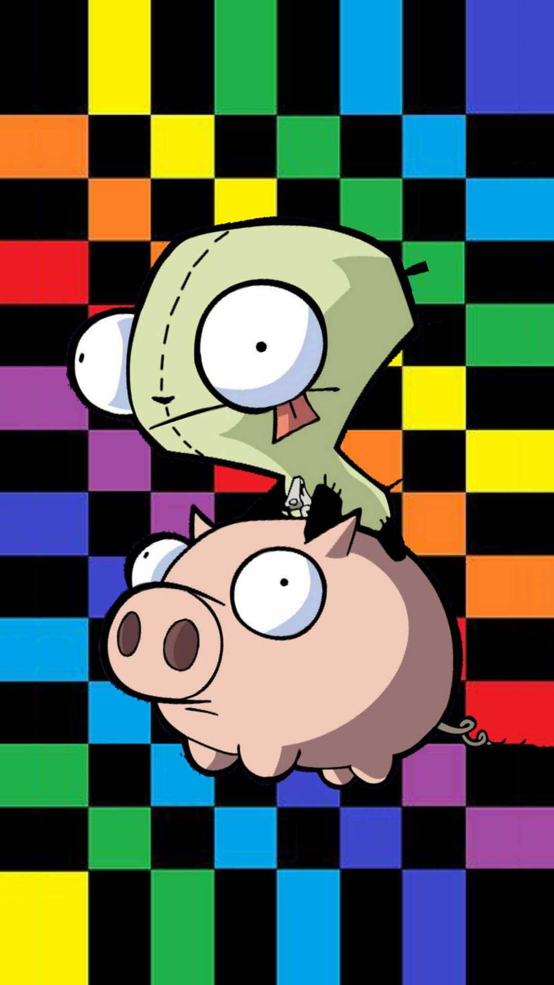 invader zim wallpaper gir