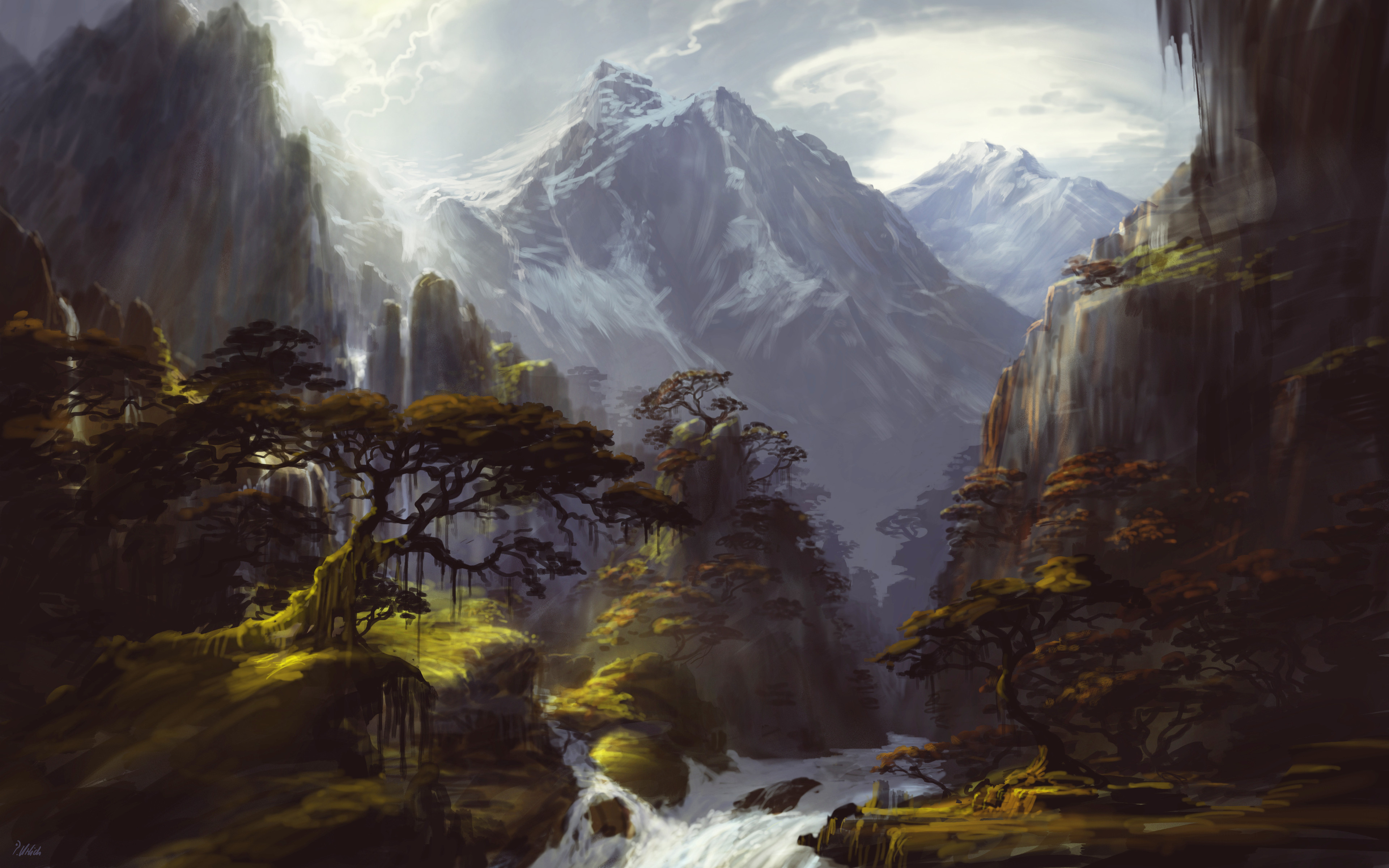 Artistic Mountain 4k Ultra HD Wallpaper by Philipp A. Urlich