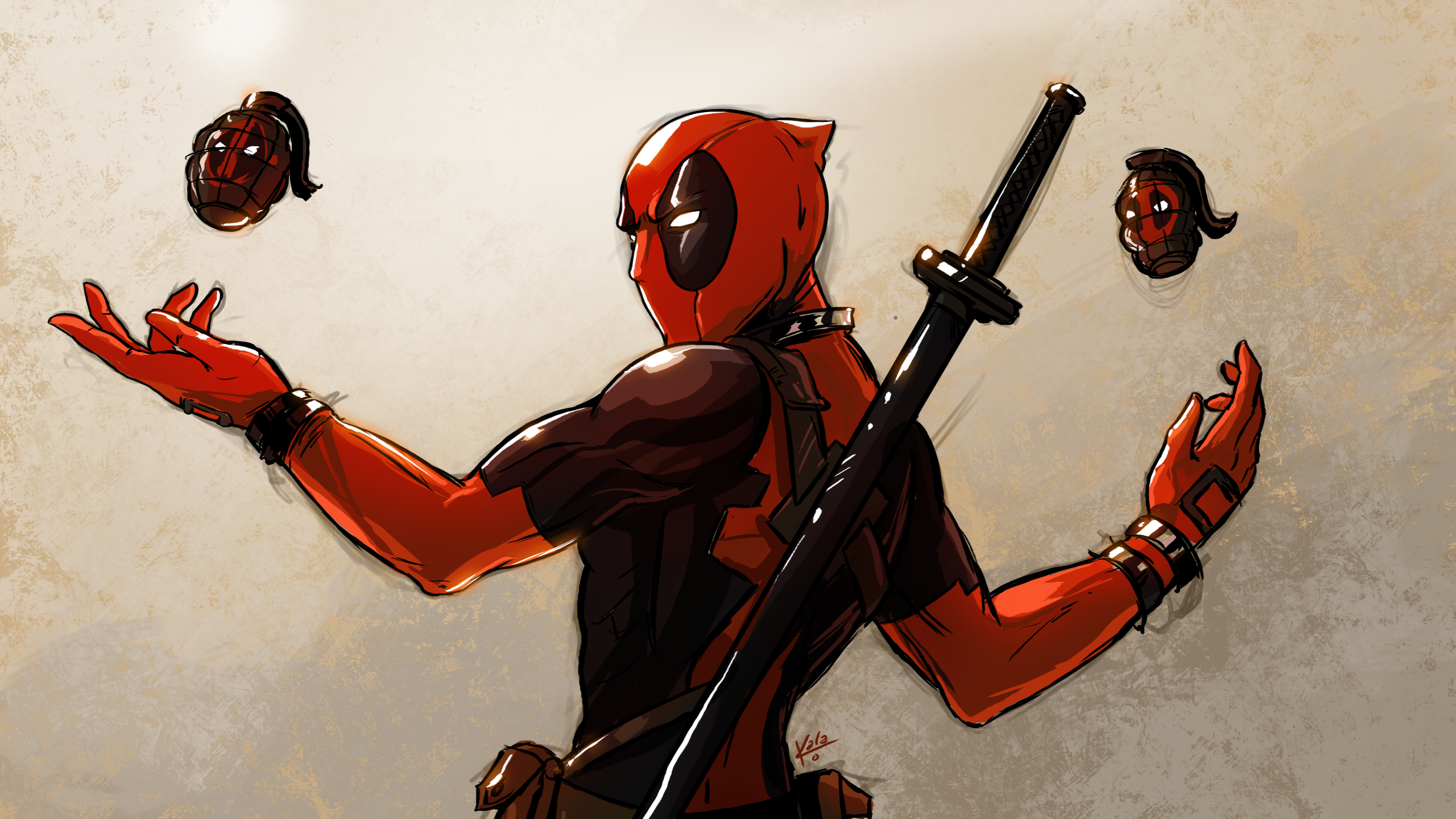 Deadpool Drawing