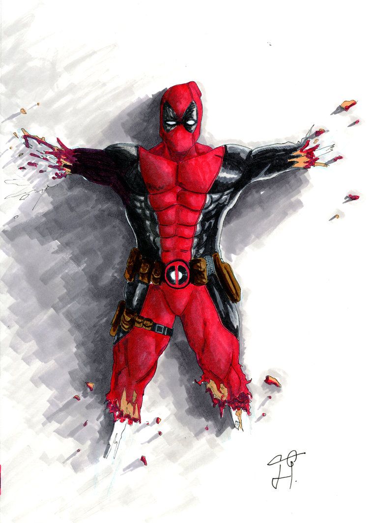 The Happy Sorceress. Deadpool artwork, Deadpool wallpaper, Deadpool