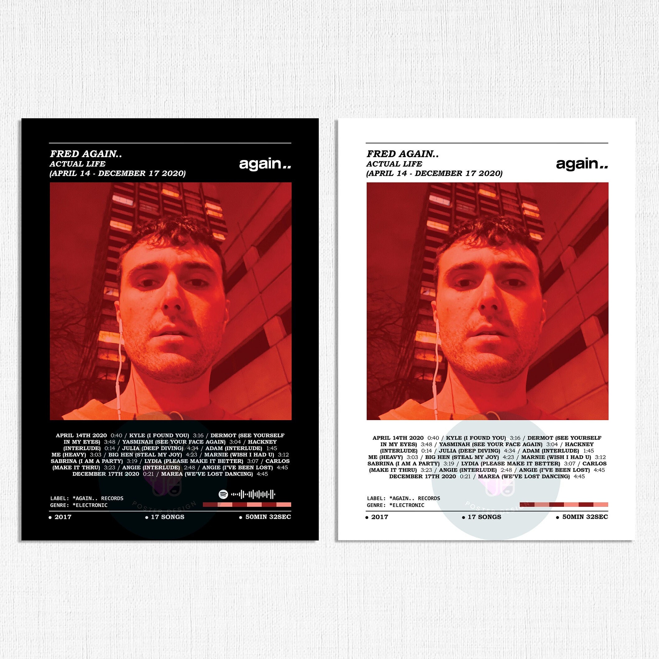 Set of 3 Fred Again. Poster / Fred Again. Poster / Album