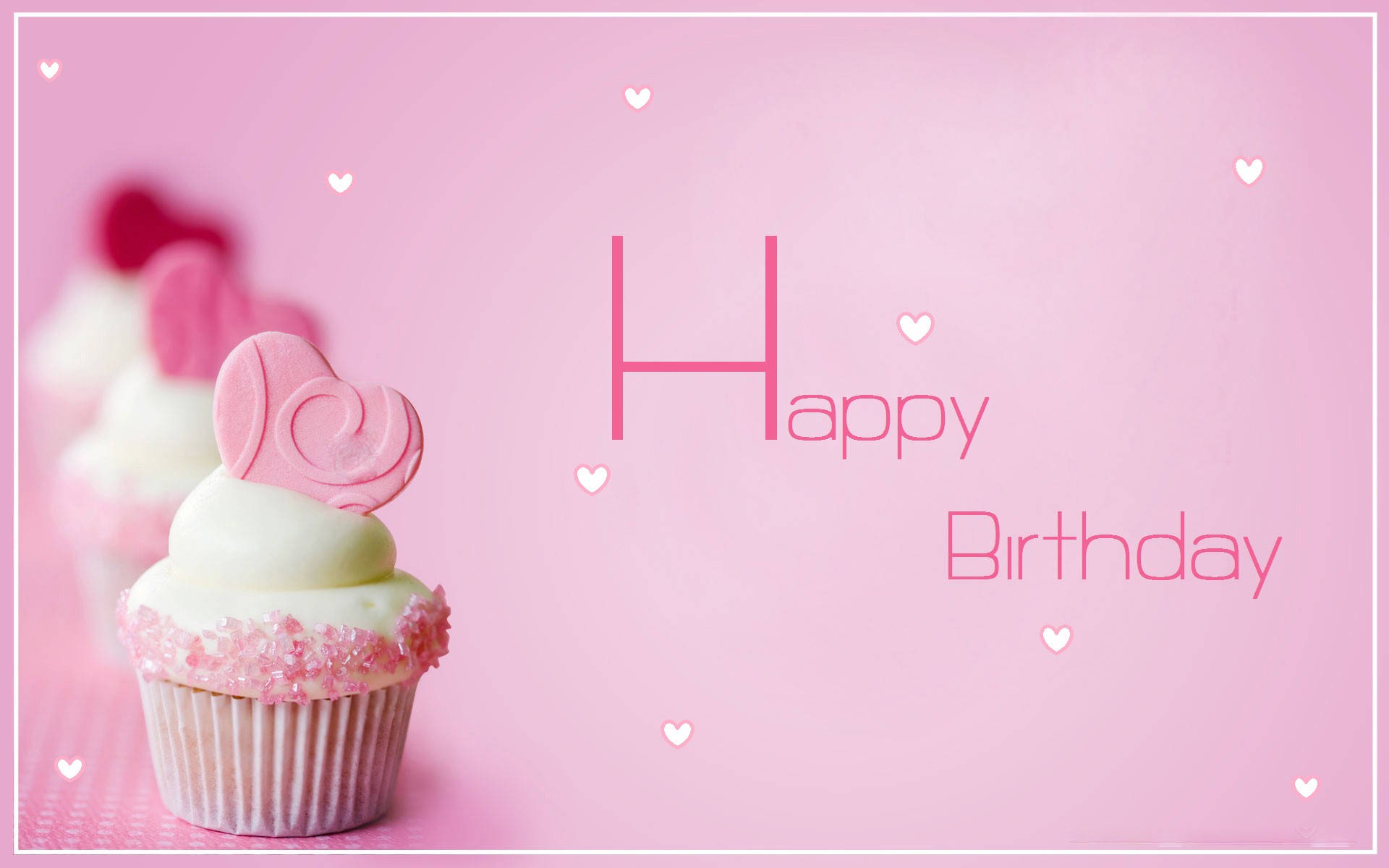 Download Sweet It's My Birthday Cupcakes Wallpaper