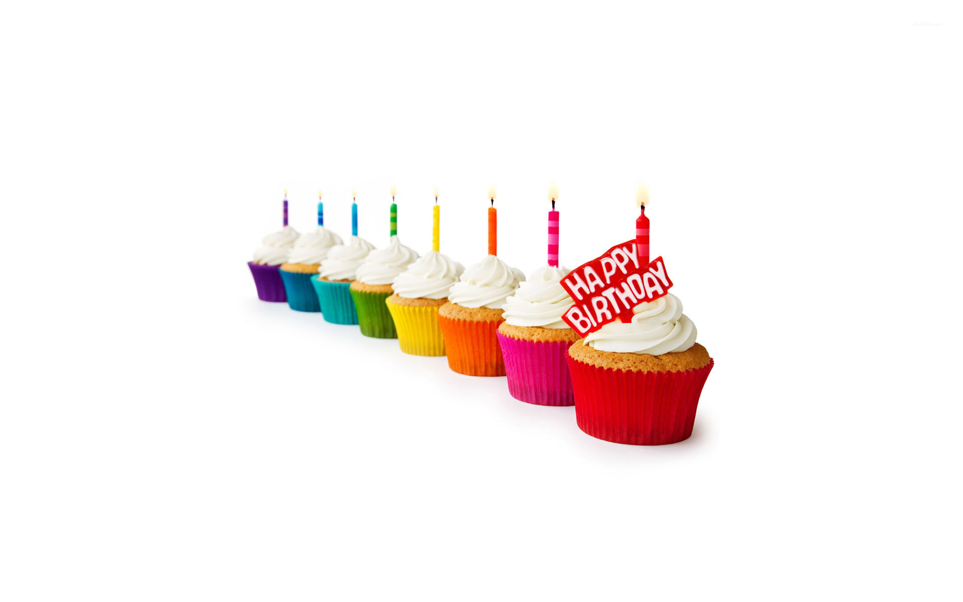 Happy Birthday cupcakes wallpaper wallpaper