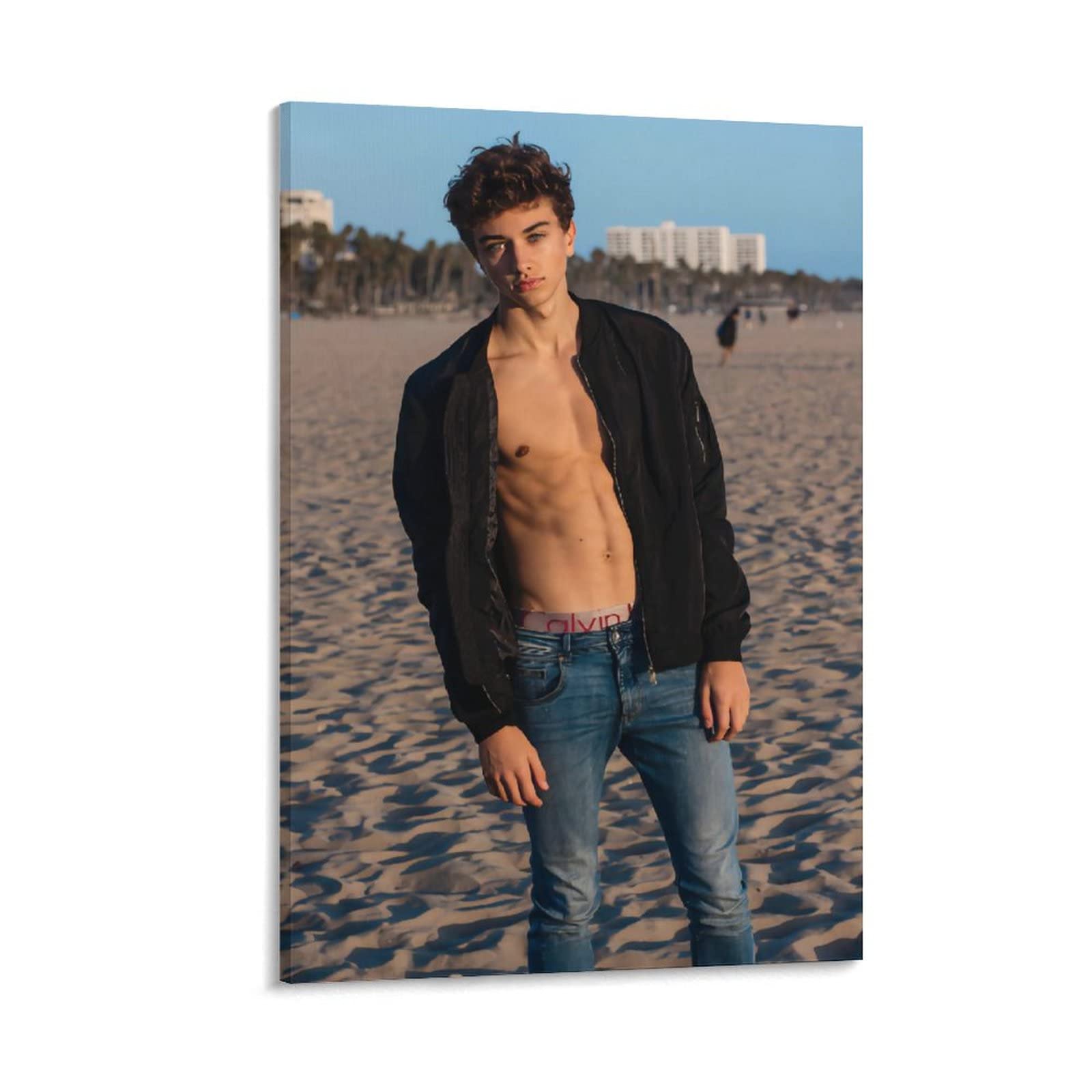 JUNZHE Gavin Casalegno Poster Actor Art Poster Wallpaper Poster Cool Artworks Painting Wall Art Canvas Prints Hanging Picture Home Decor Posters Gift Idea 08x12inch(20x30cm), Tools & Home Improvement