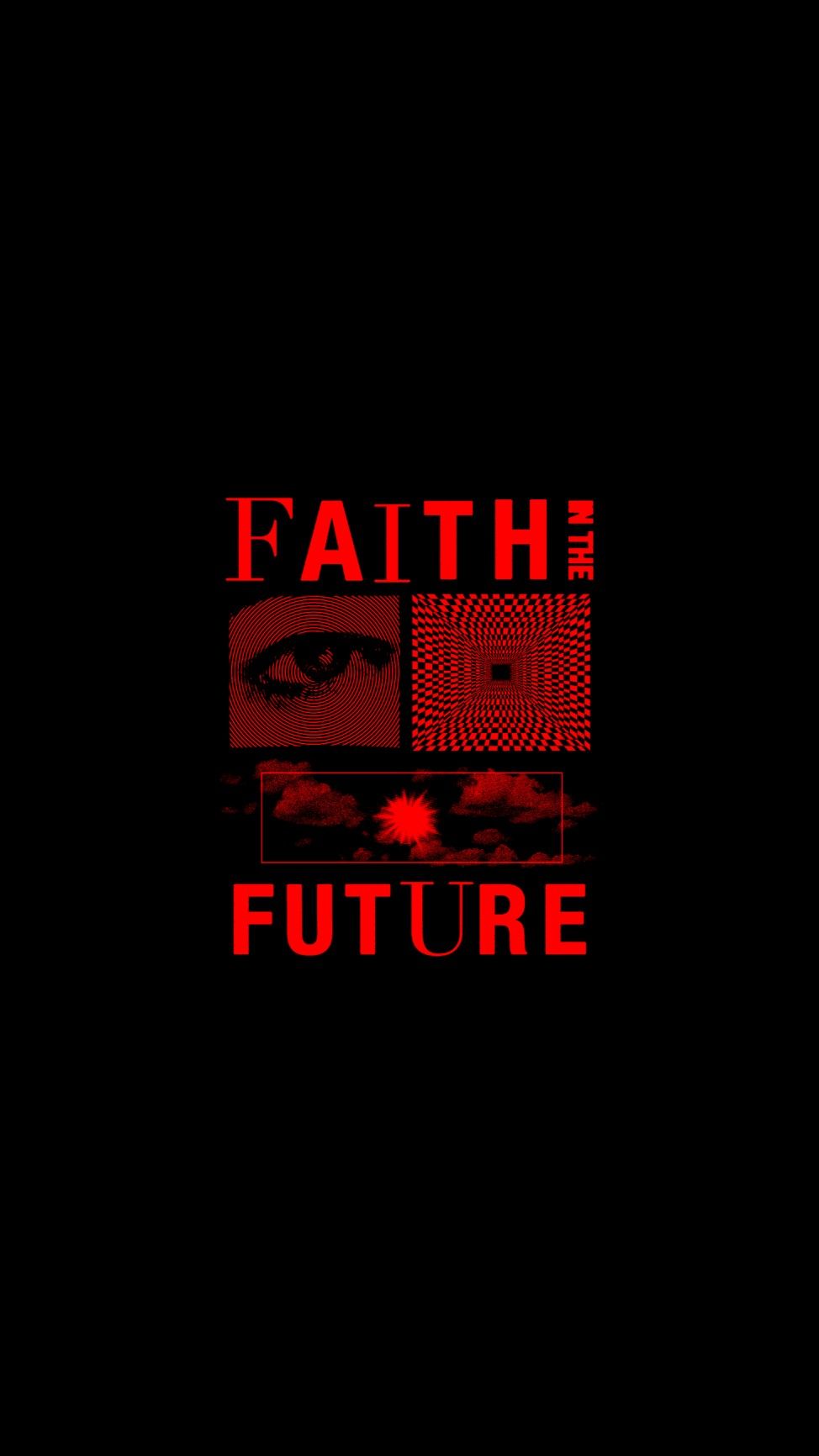 faith in the future. Póster de tipografía, Marcadores de libros, Fondo de pantalla de one direction