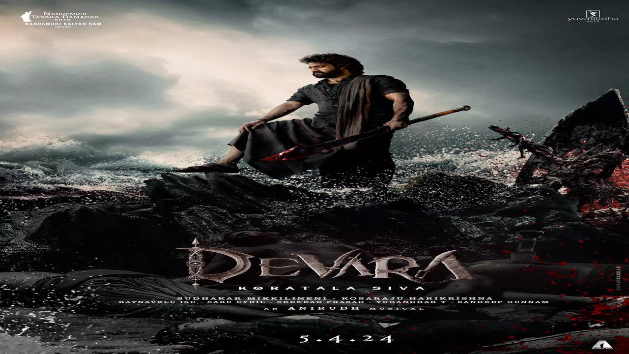 It's official! Man of Masses NTR Jr's next titled “Devara”, check out the actor's intense first look from the film here. Telugu Movie News of India