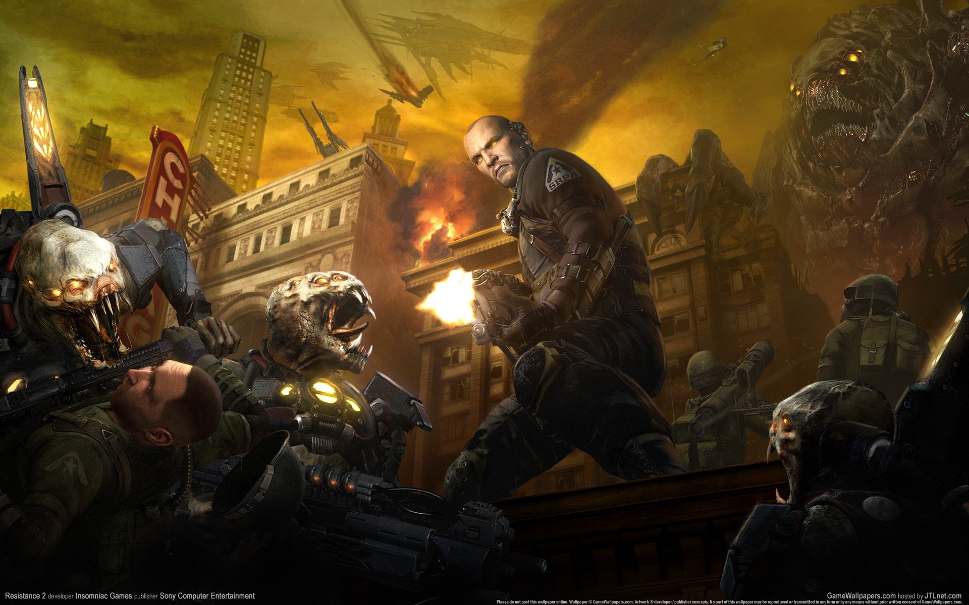 Video Game Resistance: Fall Of Man HD Wallpaper