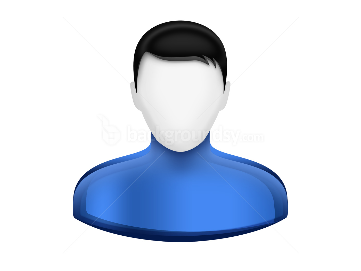 Web and app user icon (PSD)