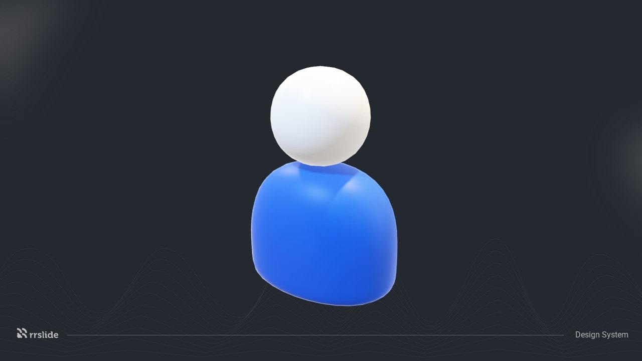 User Icon 3D Assets. PPT & Keynote